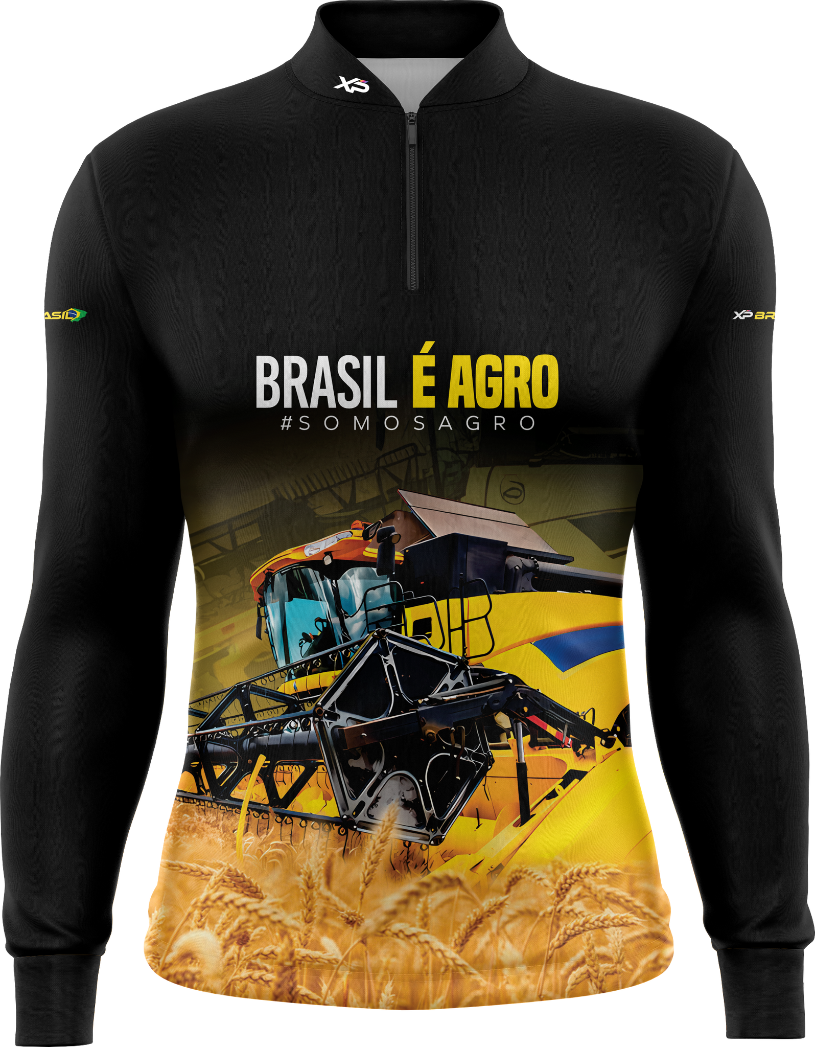 Camiseta Feminina Manga Longa XP BRASIL - AGRO 001