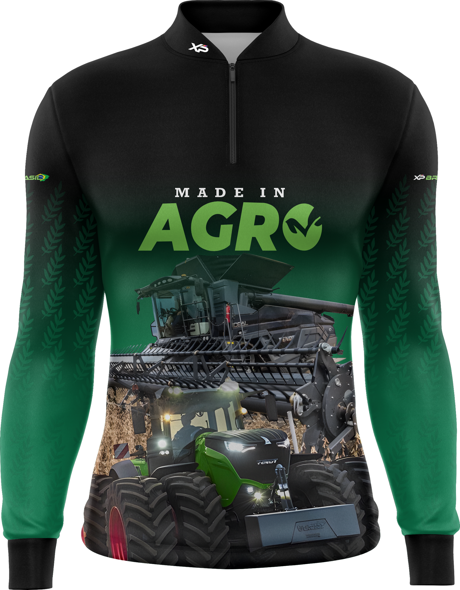 Camisa Agro Feminina XP Brasil Made In Agro com Proteção UV50+
