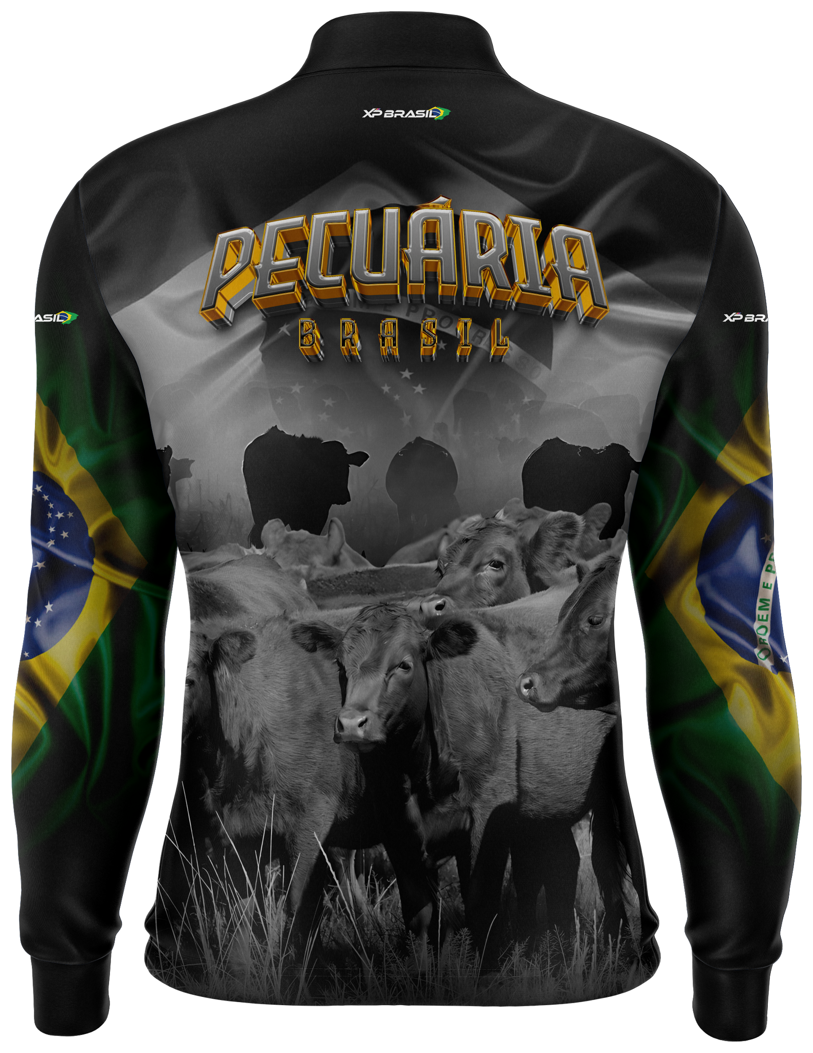 Camisa Agro Feminina XP Brasil Pecuária Brasil com Proteção UV50+