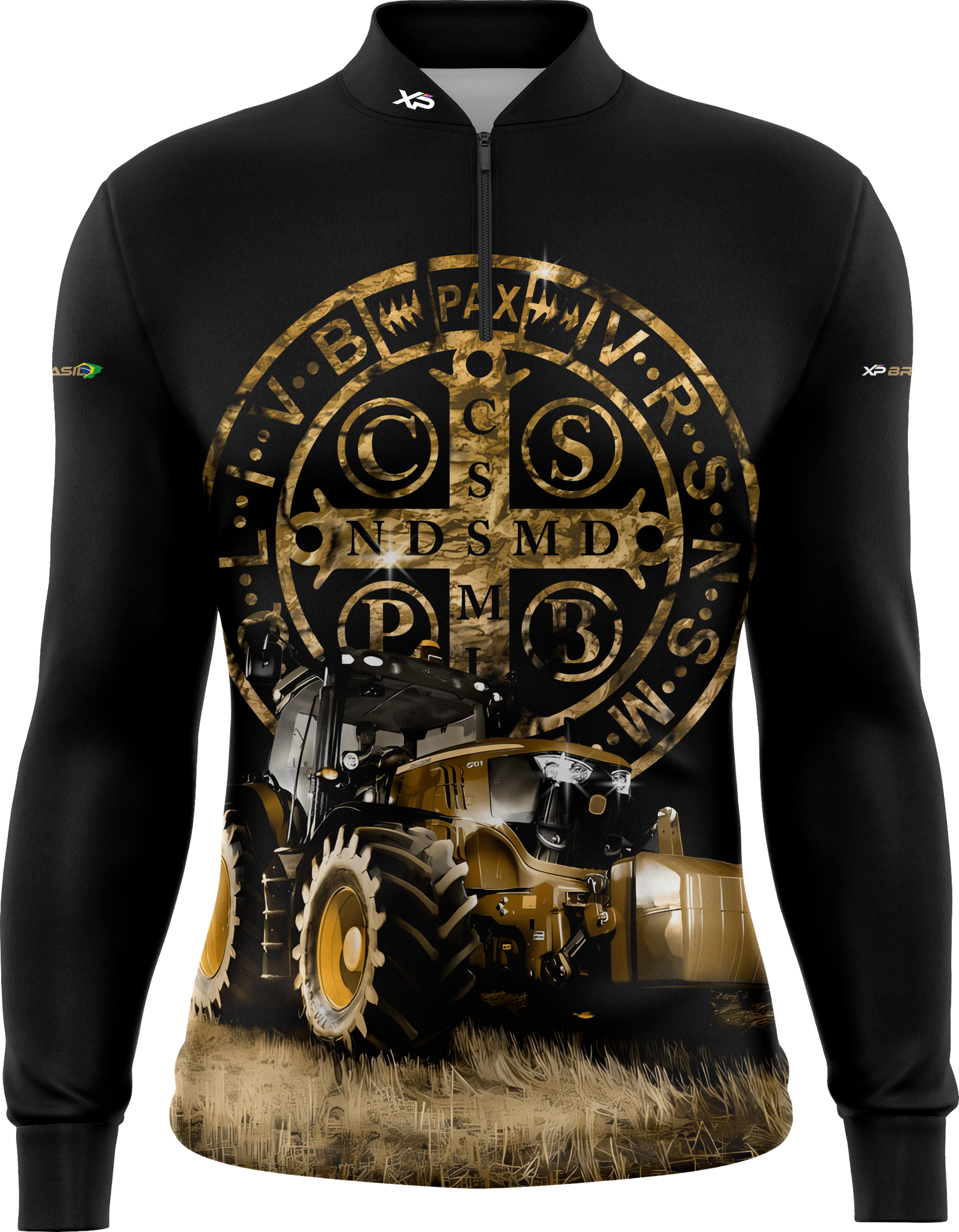 Camiseta Masculina Manga Longa XP BRASIL - AGRO 004