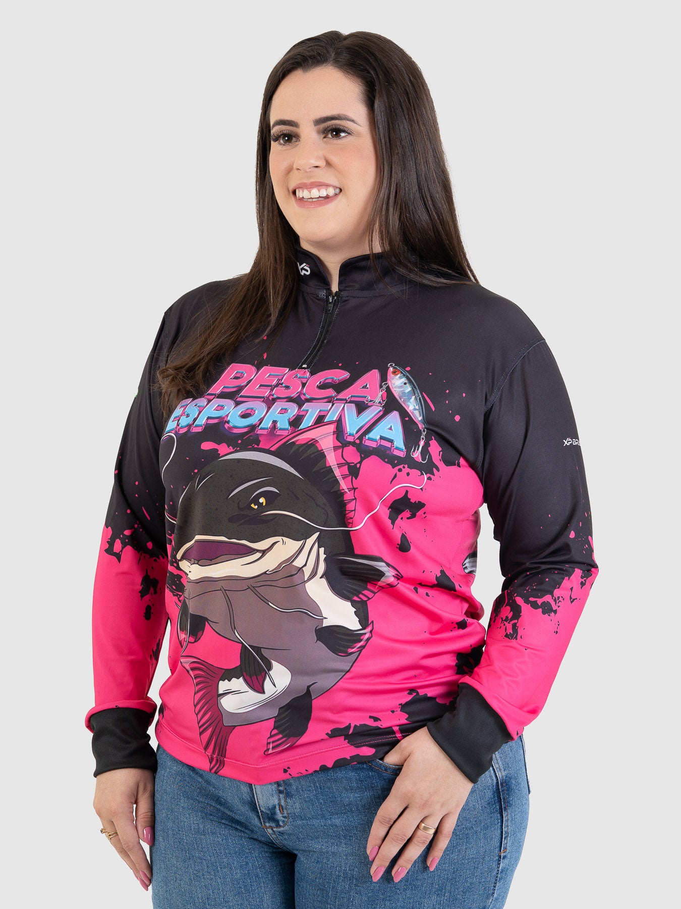 Camiseta Feminina Manga Longa XP BRASIL - FEM 004