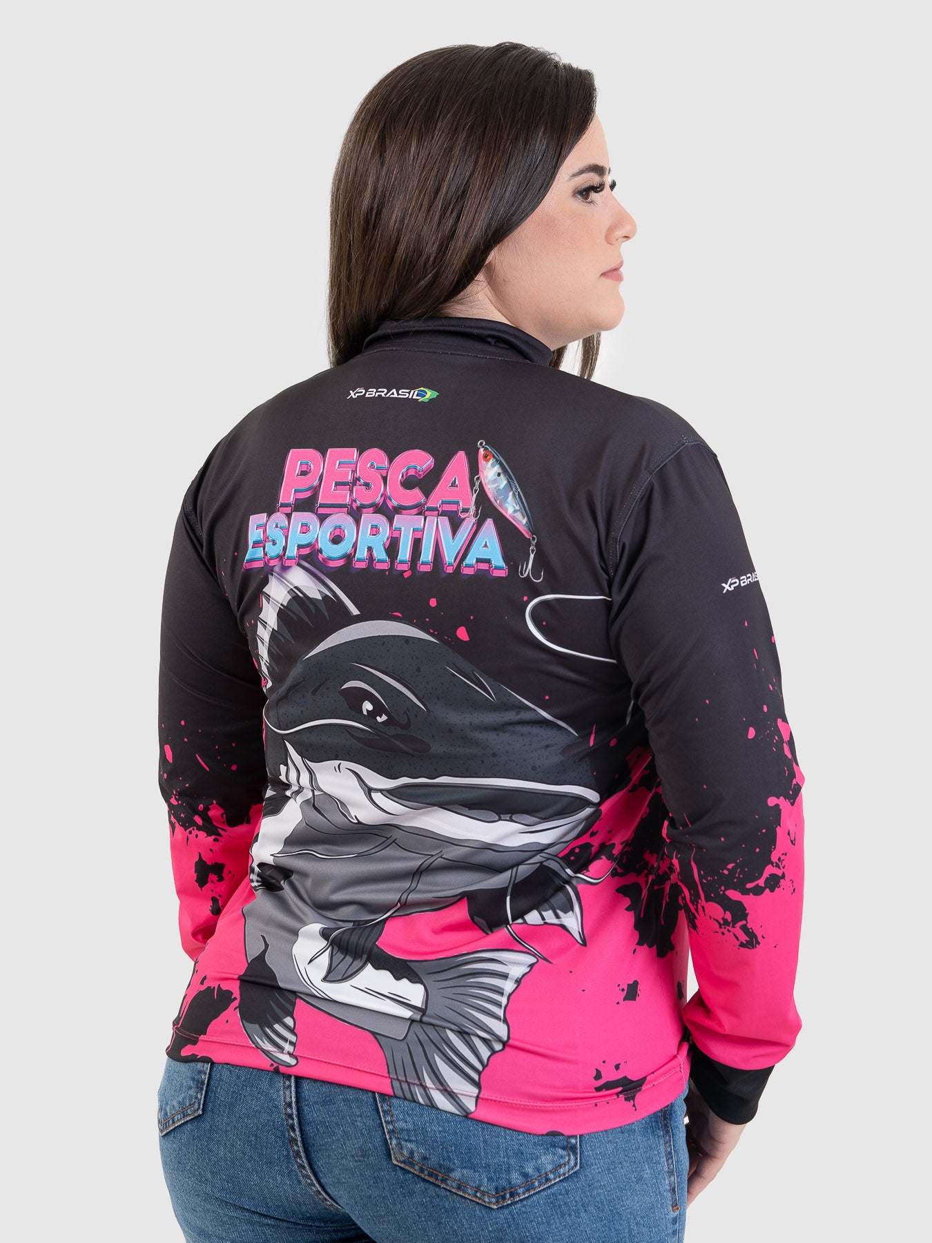 Camiseta Feminina Manga Longa XP BRASIL - FEM 004
