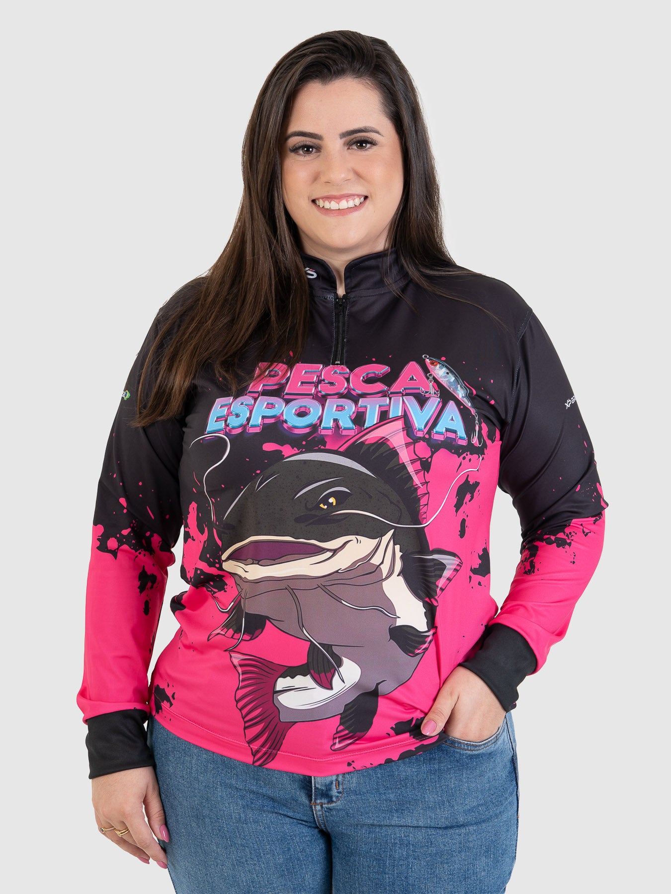 Camiseta Feminina Manga Longa XP BRASIL - FEM 004