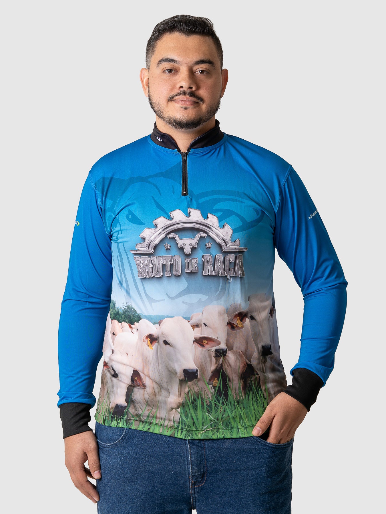 Camiseta Masculina Manga Longa XP BRASIL - AGRO 012