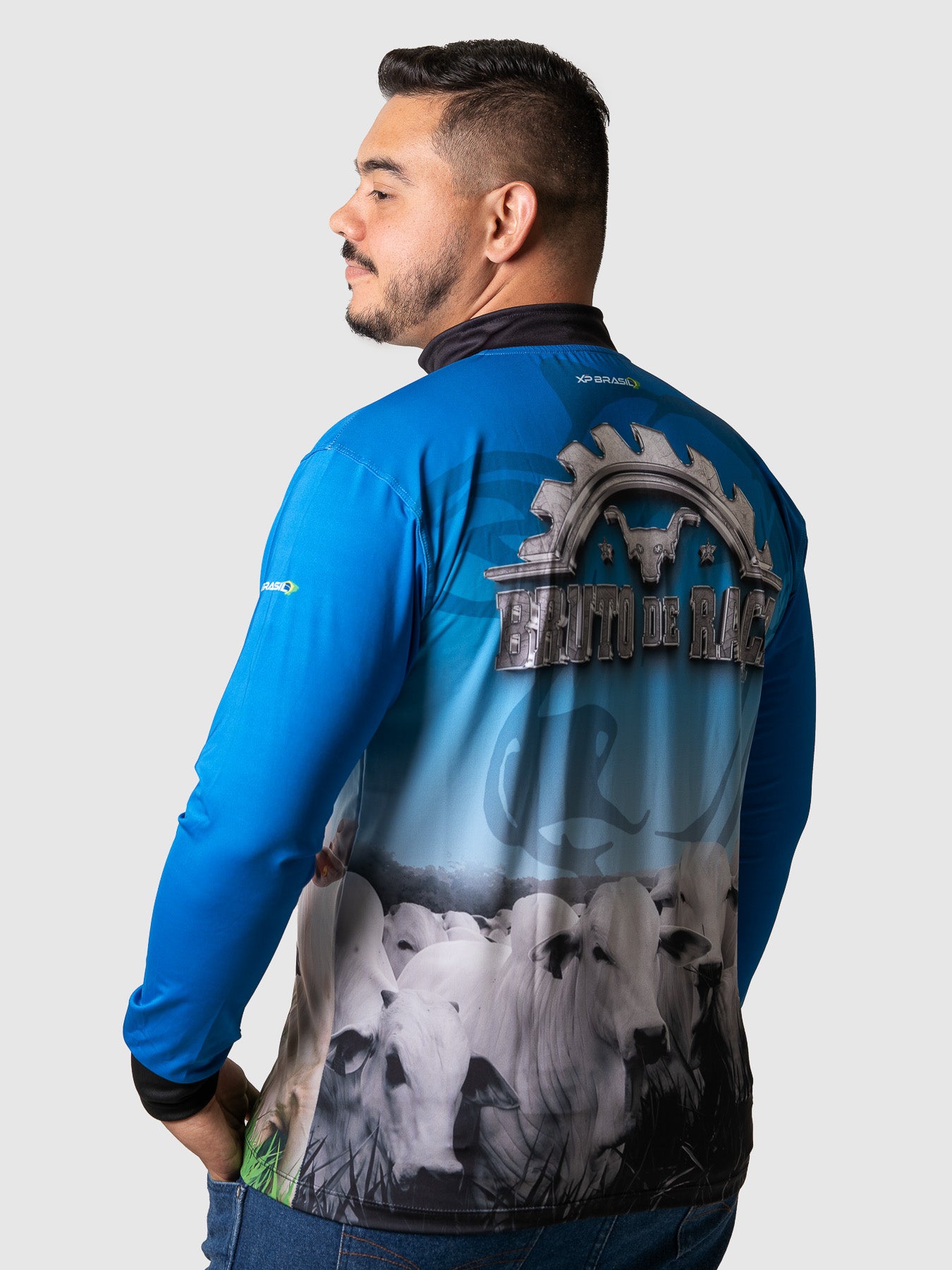 Camiseta Masculina Manga Longa XP BRASIL - AGRO 012