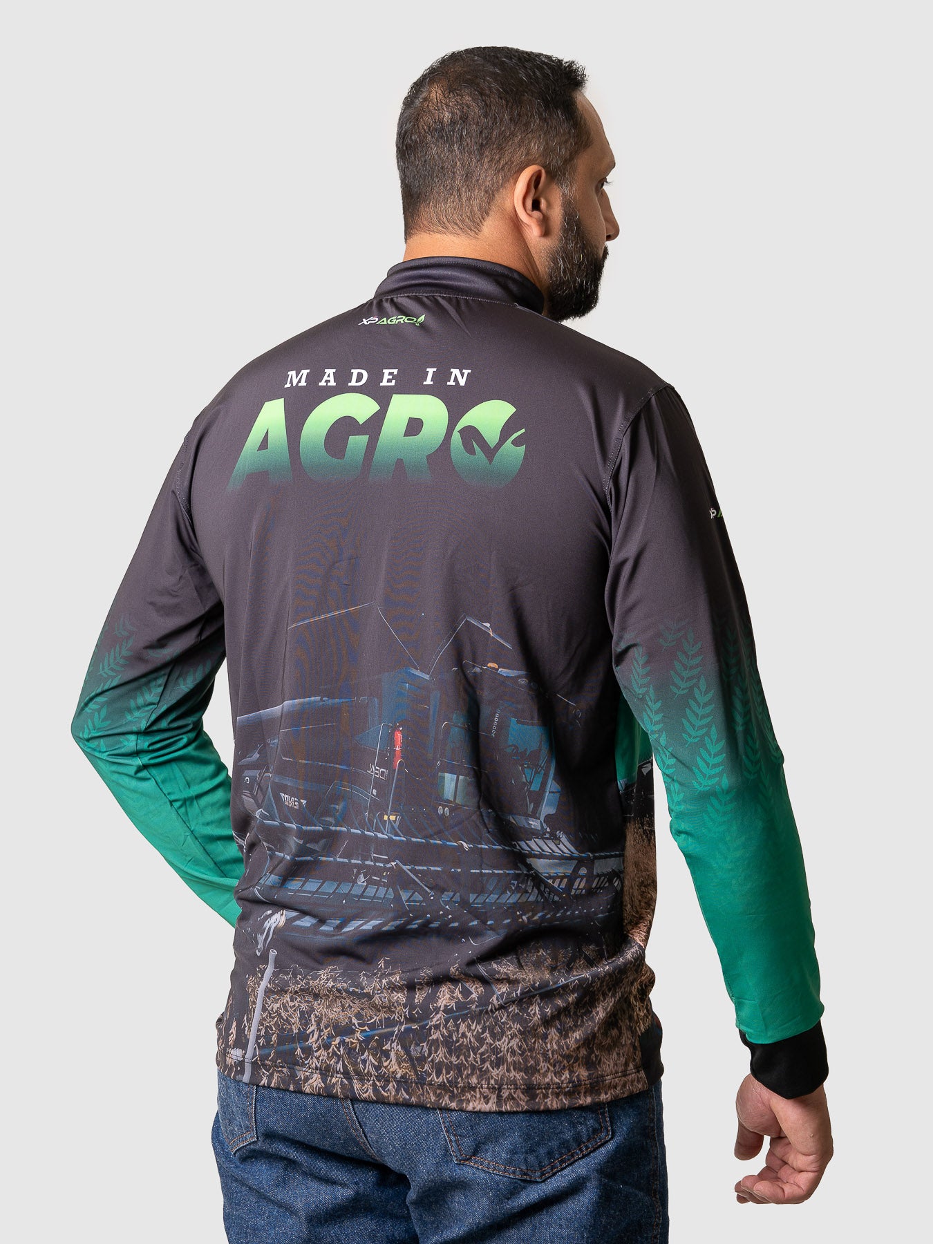 Camiseta Masculina Manga Longa XP BRASIL - AGRO 005