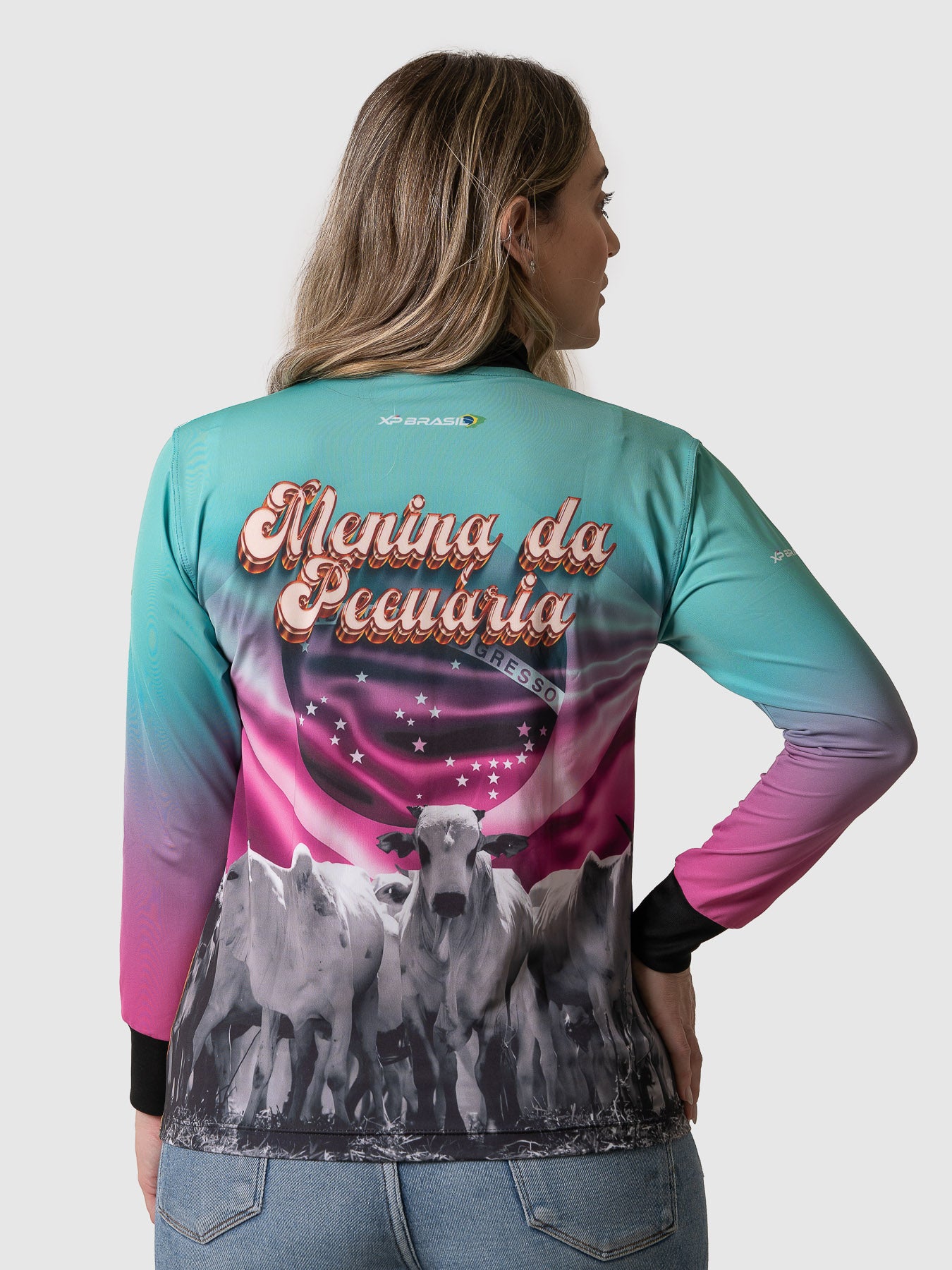 Camisa Agro Feminina | Menina da Pecuária com Proteção UV50+