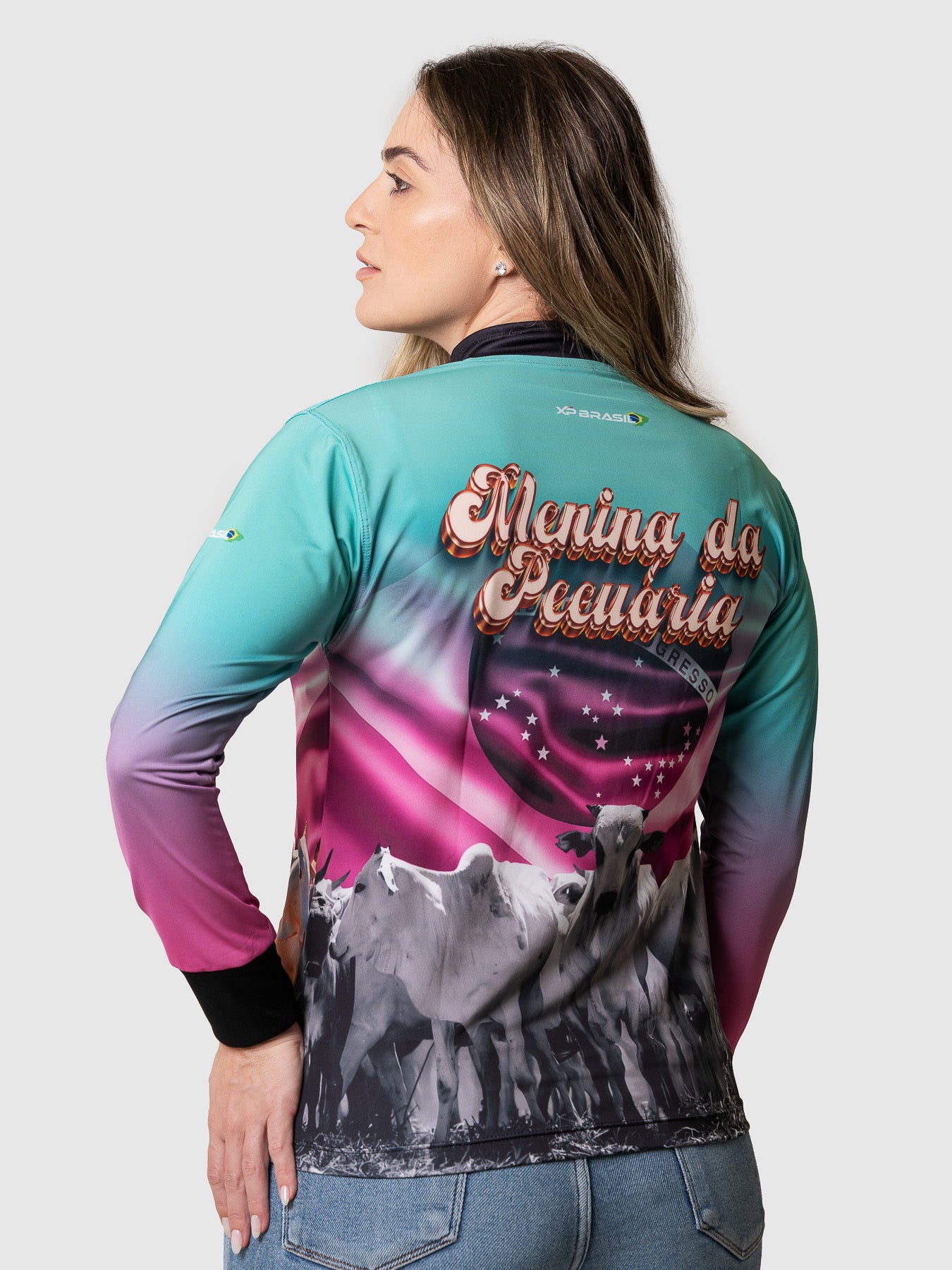 Camisa Agro Feminina | Menina da Pecuária com Proteção UV50+