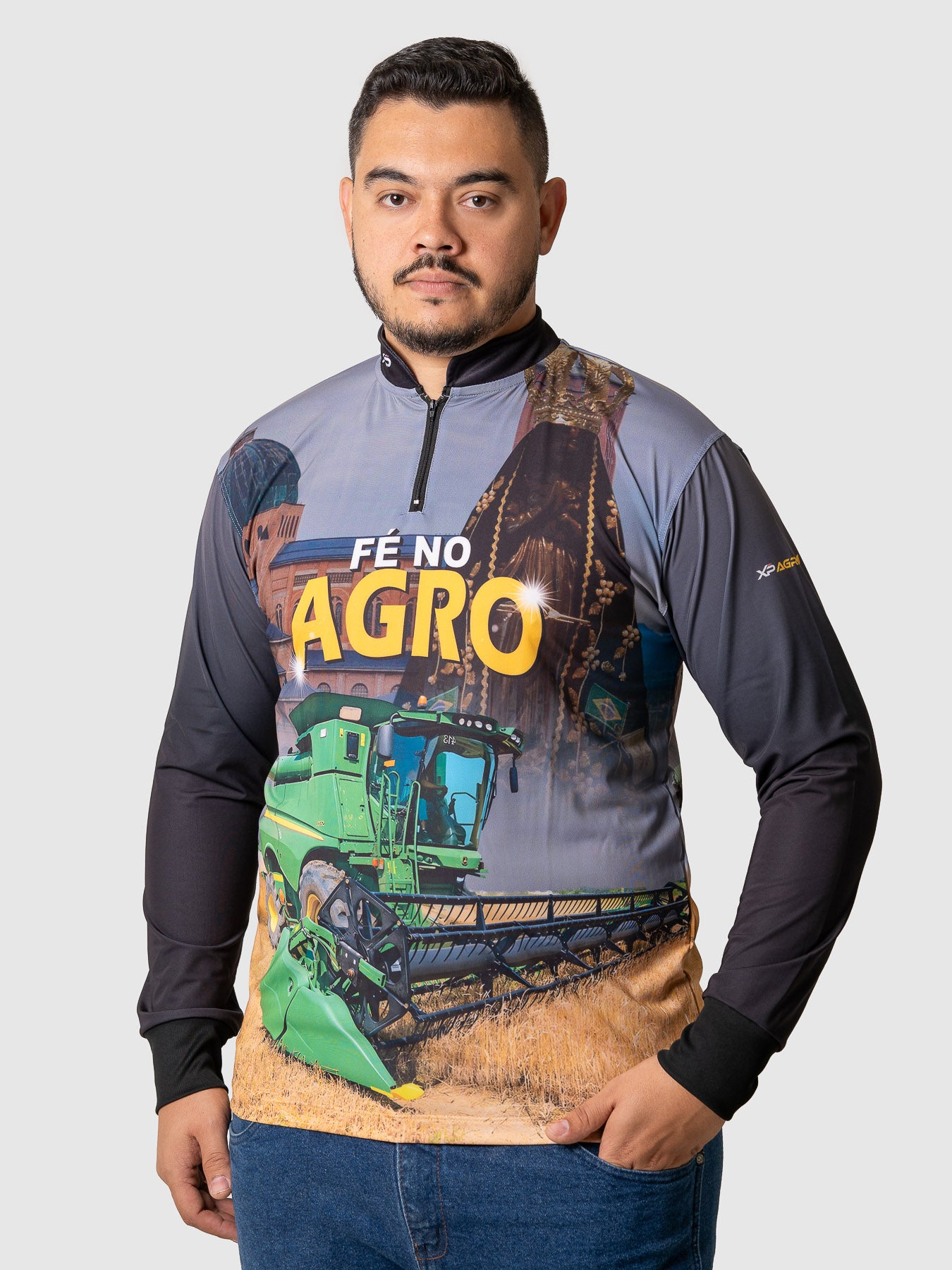 Camiseta Masculina Manga Longa XP BRASIL - AGRO 006
