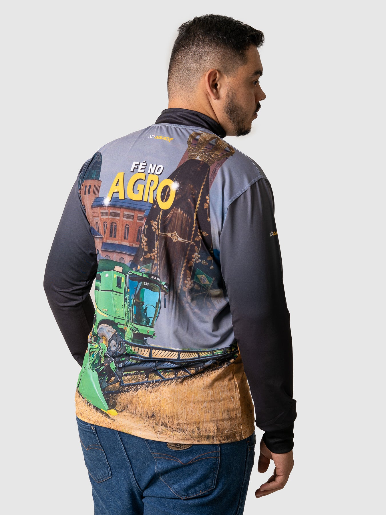 Camiseta Masculina Manga Longa XP BRASIL - AGRO 006