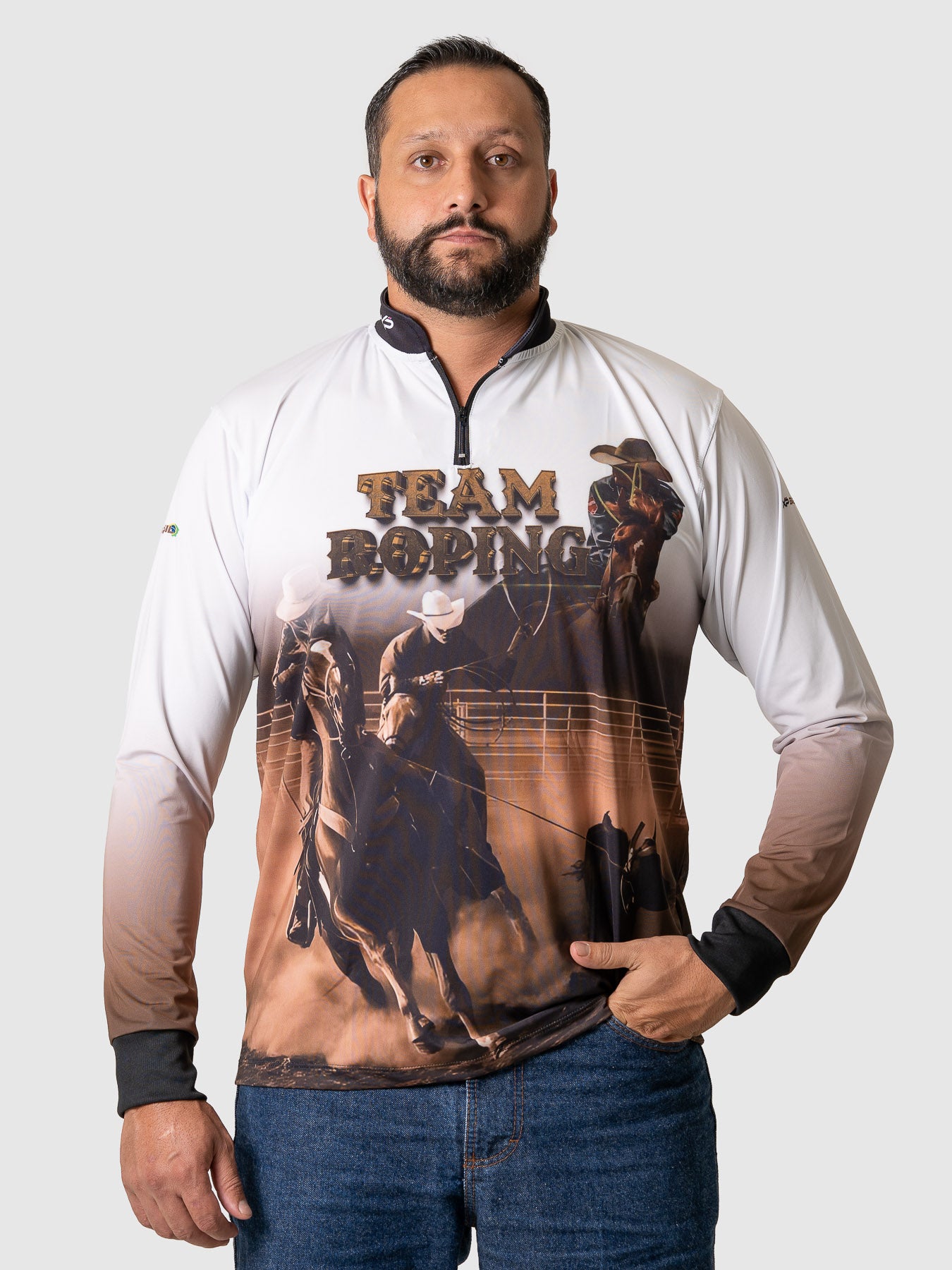 Camiseta Masculina Manga Longa XP BRASIL - AGRO 013