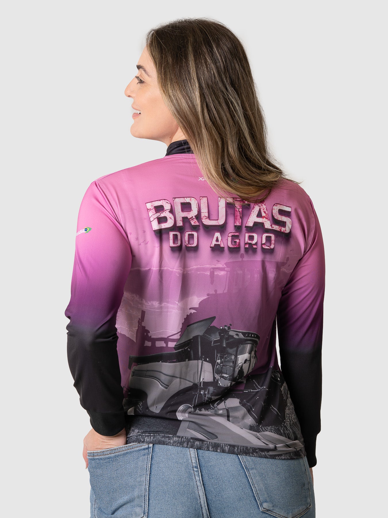 Camiseta Feminina Manga Longa XP BRASIL - FEM 003