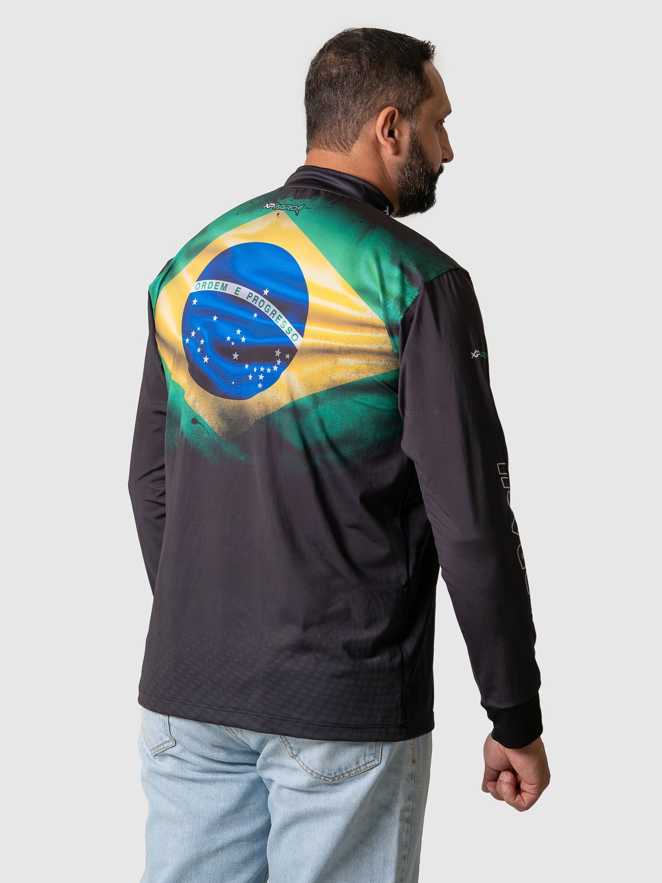 Camiseta Masculina Manga Longa XP BRASIL - AGRO 007