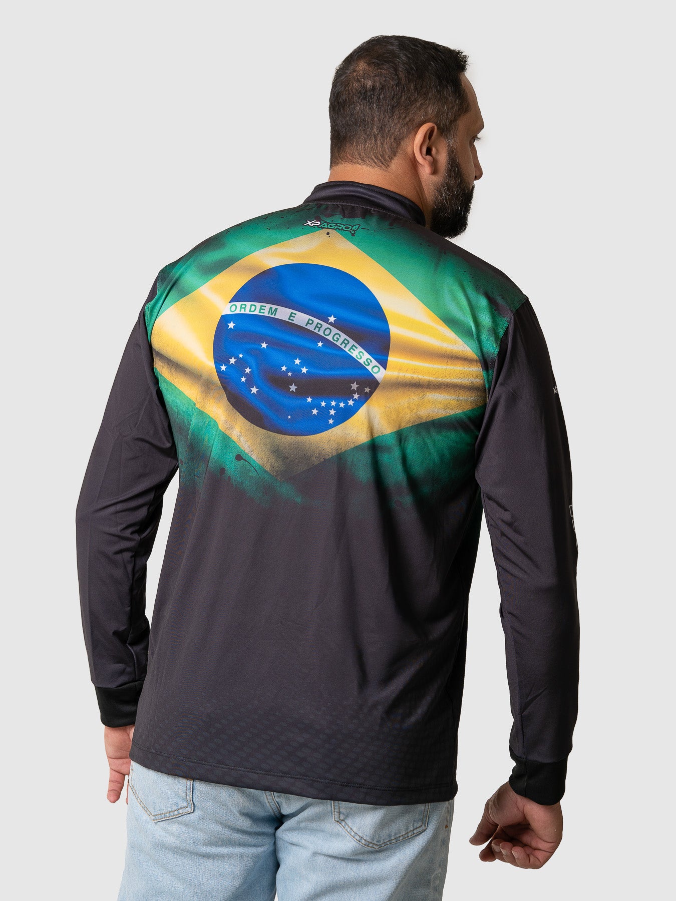 Camiseta Masculina Manga Longa XP BRASIL - AGRO 007