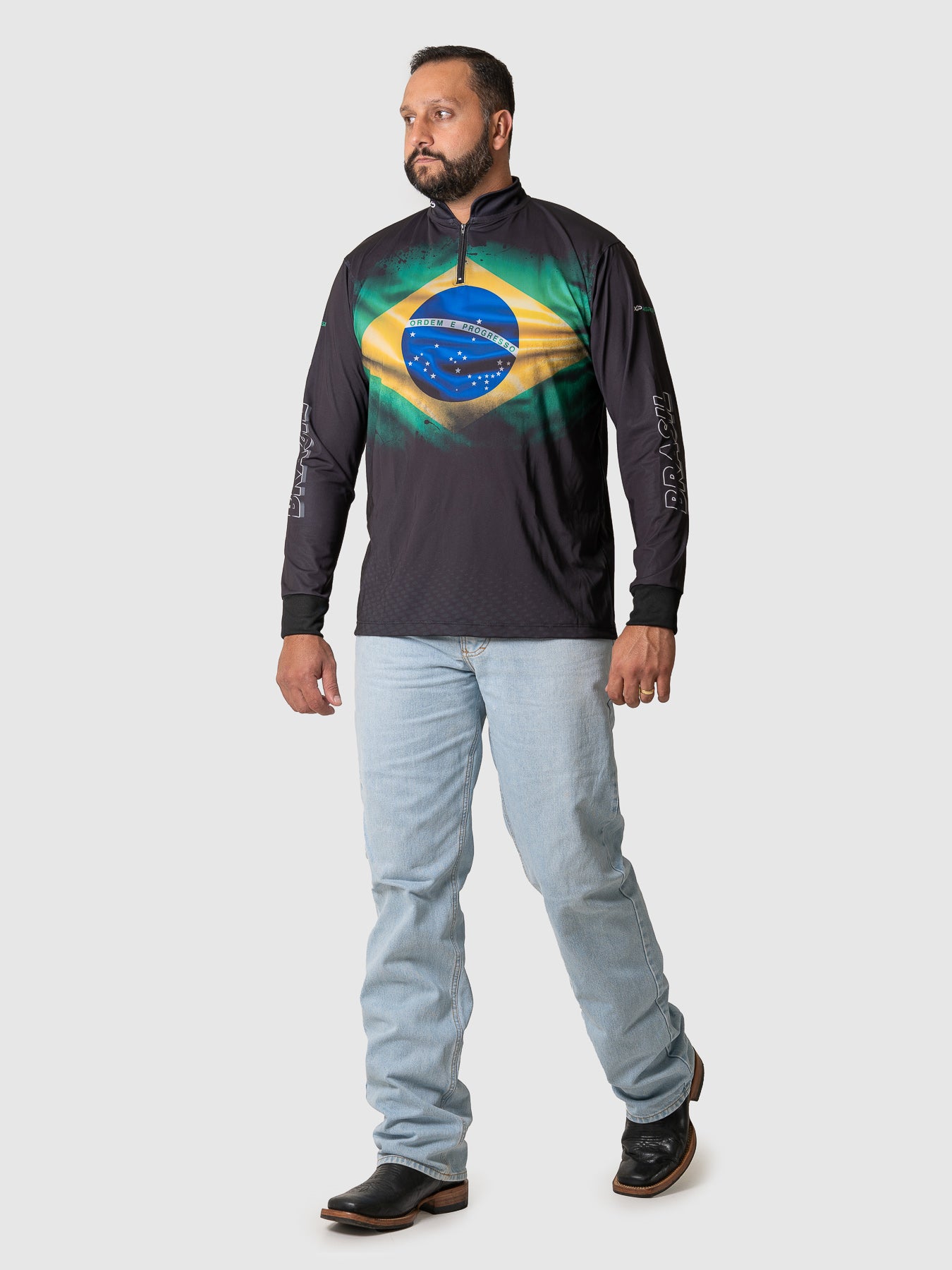 Camiseta Masculina Manga Longa XP BRASIL - AGRO 007