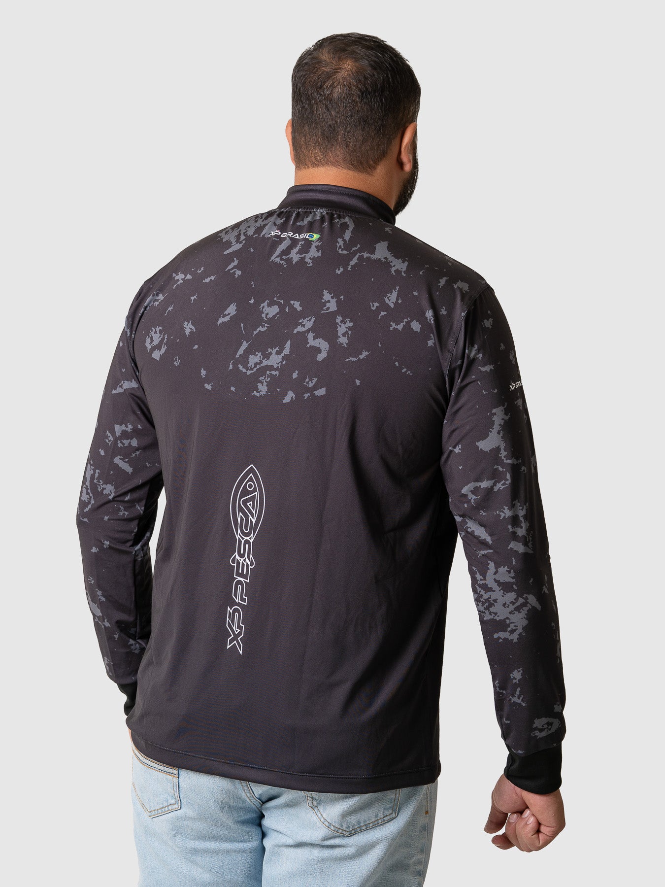 Camiseta Masculina Manga Longa XP BRASIL - PESCA 010