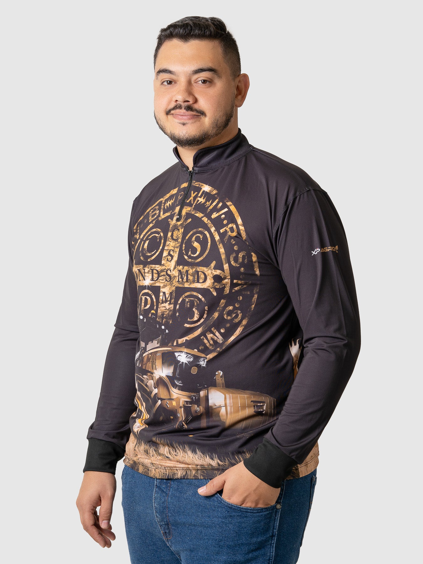 Camiseta Masculina Manga Longa XP BRASIL - AGRO 004