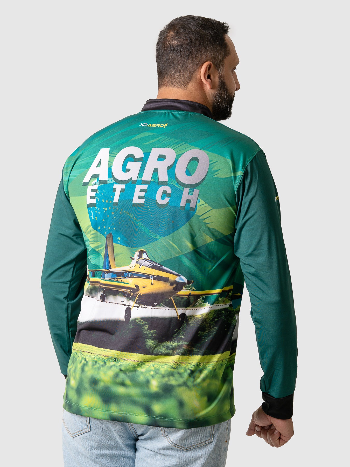 Camiseta Masculina Manga Longa XP BRASIL - AGRO 009