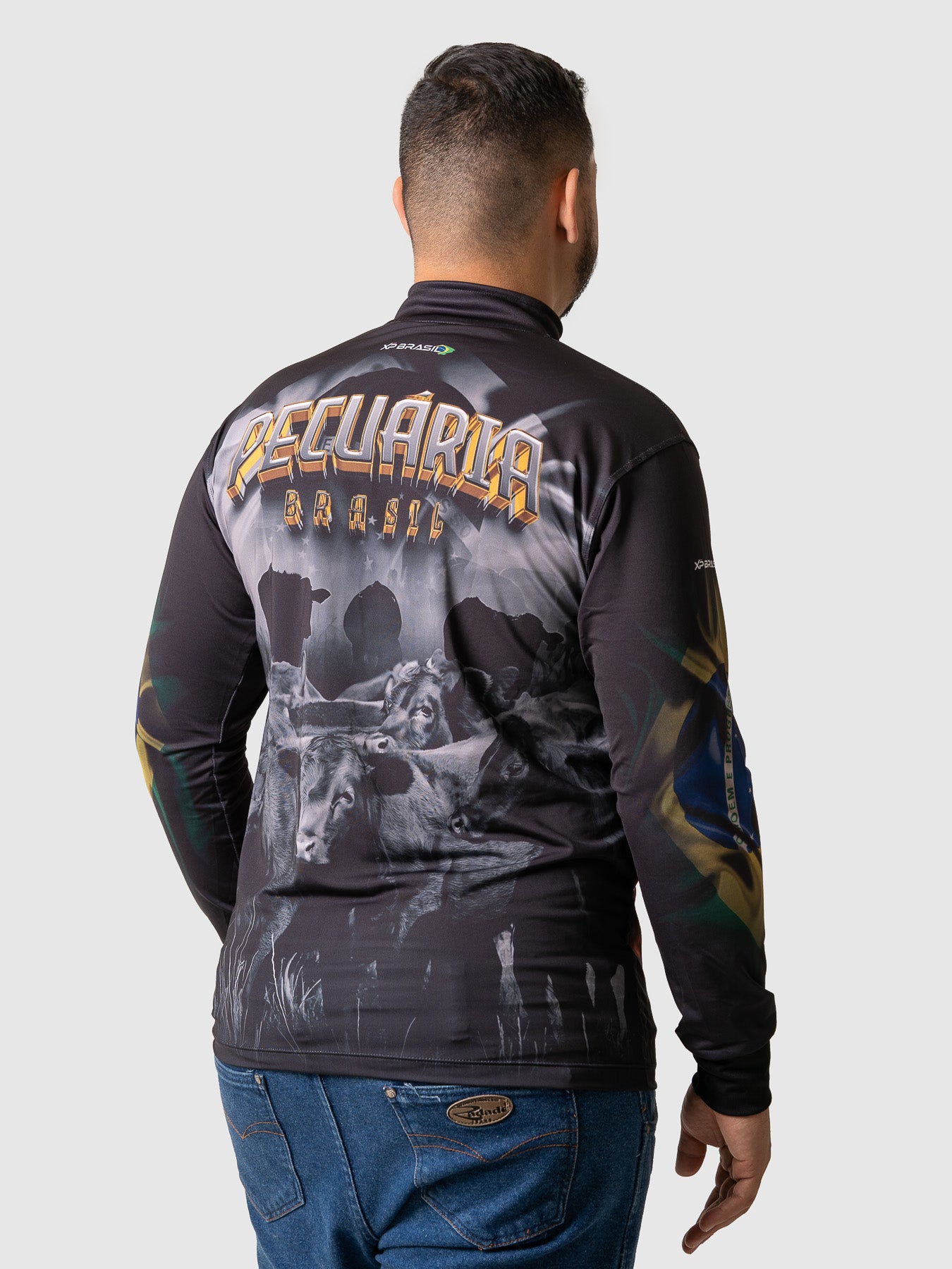 Camiseta Masculina Manga Longa XP BRASIL - AGRO 011