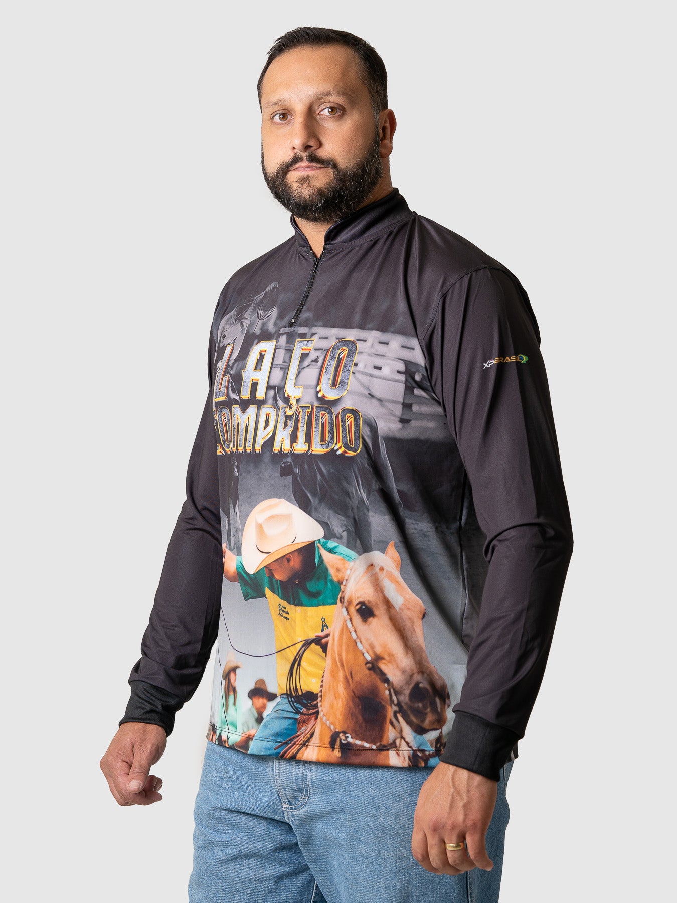 Camiseta Masculina Manga Longa XP BRASIL - AGRO 014