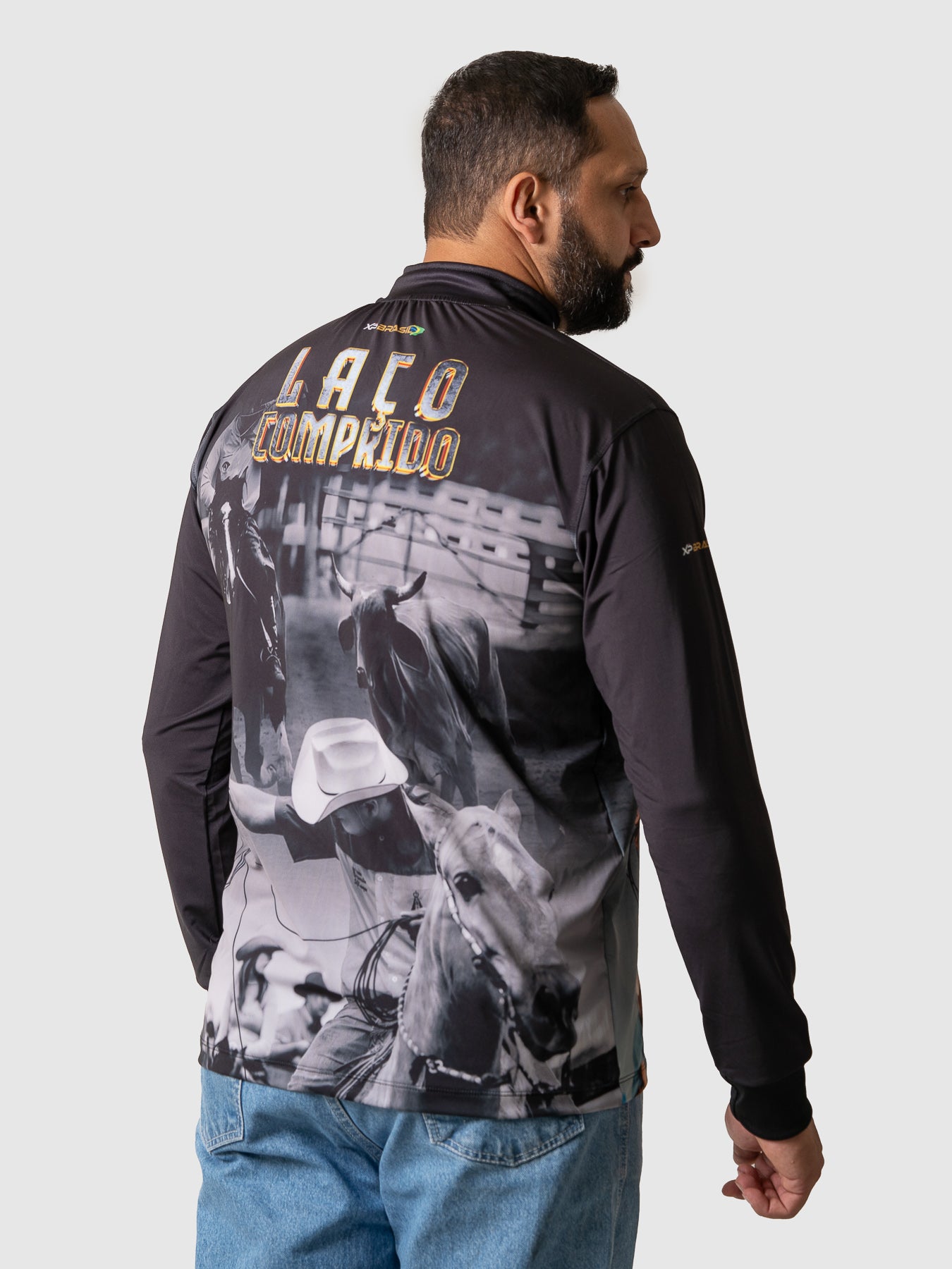Camiseta Masculina Manga Longa XP BRASIL - AGRO 014