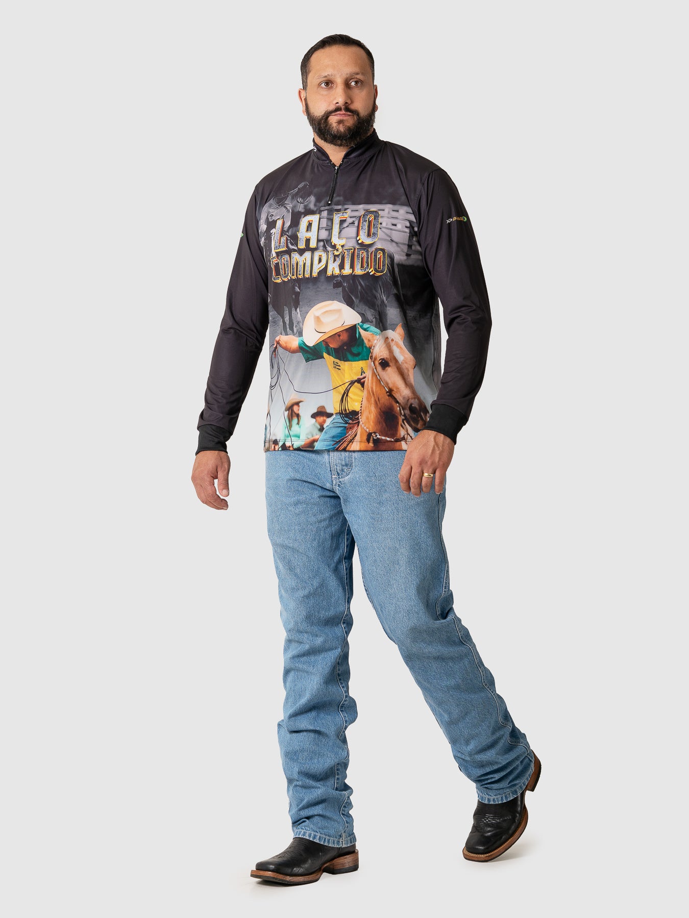 Camiseta Masculina Manga Longa XP BRASIL - AGRO 014