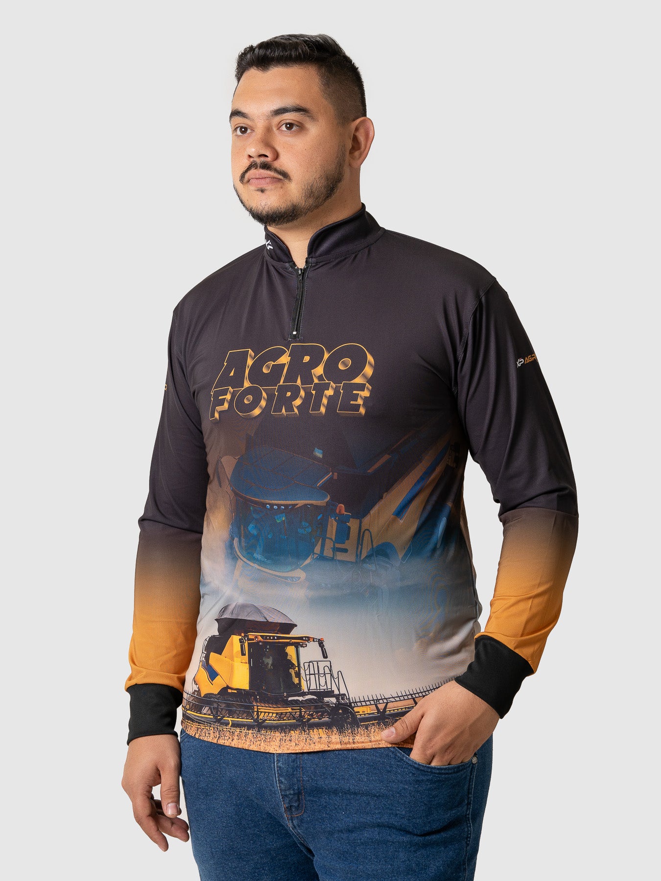 Camiseta Masculina Manga Longa XP BRASIL - AGRO 008