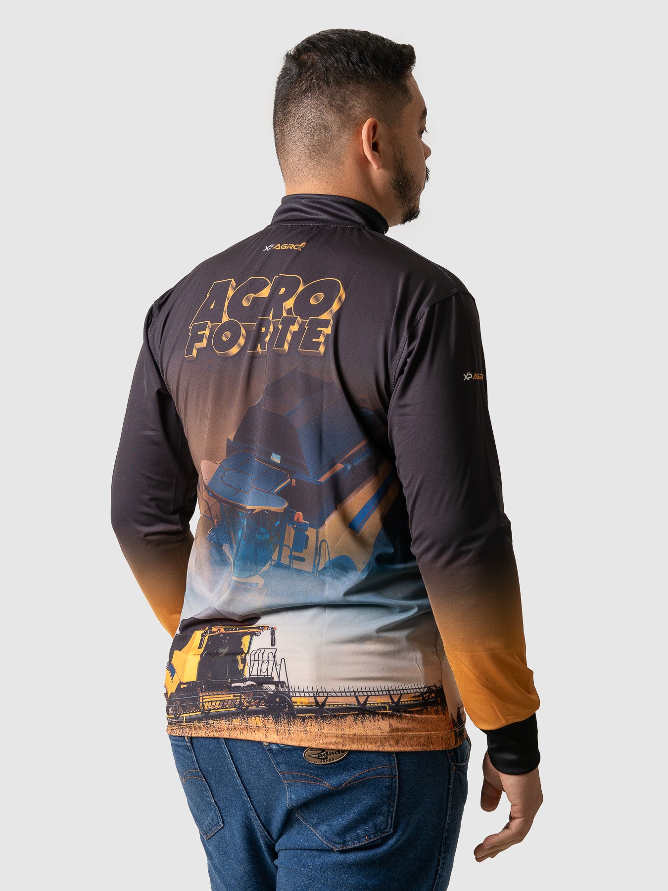 Camiseta Masculina Manga Longa XP BRASIL - AGRO 008