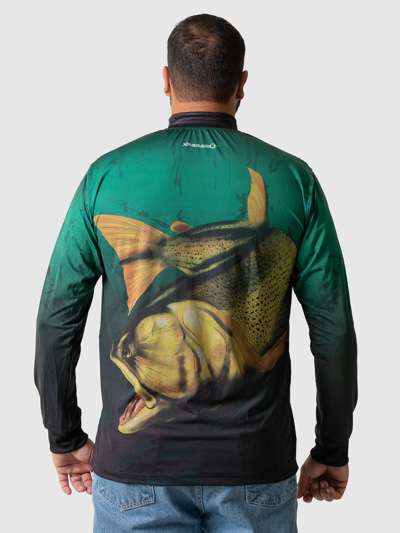 Camiseta Masculina Manga Longa XP BRASIL - PESCA 003