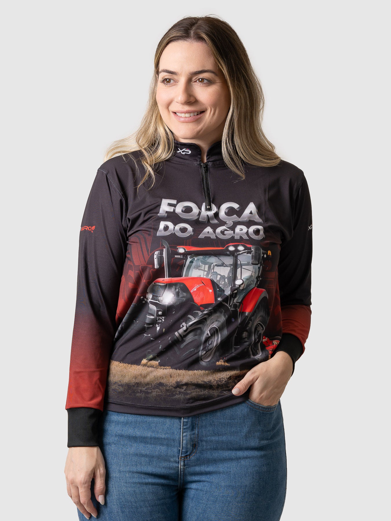Camiseta Feminina Manga Longa XP BRASIL - AGRO 003