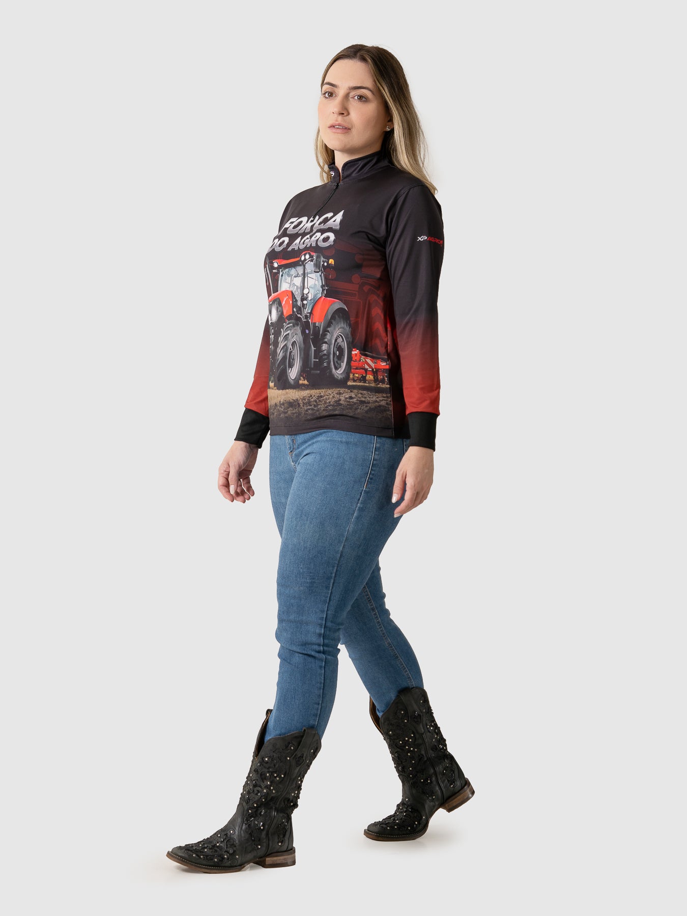 Camiseta Feminina Manga Longa XP BRASIL - AGRO 003