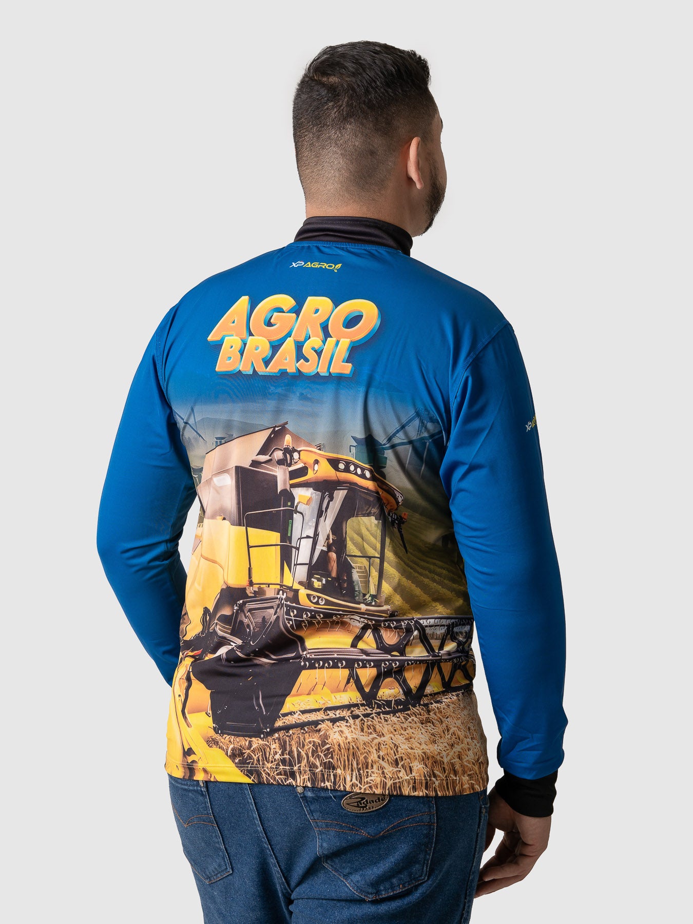 Camiseta Masculina Manga Longa XP BRASIL - AGRO 010