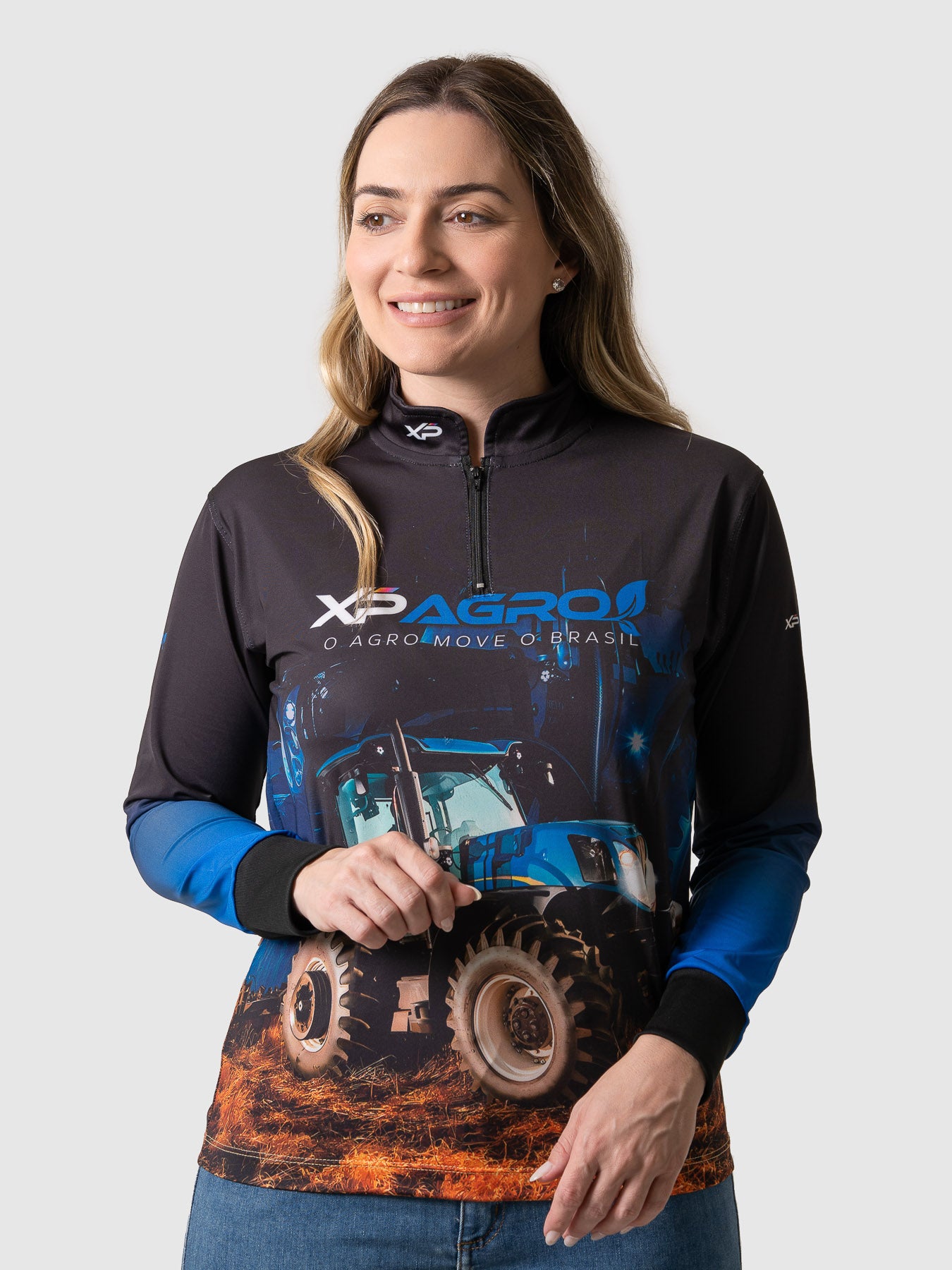 Camiseta Feminina Manga Longa XP BRASIL - AGRO 002