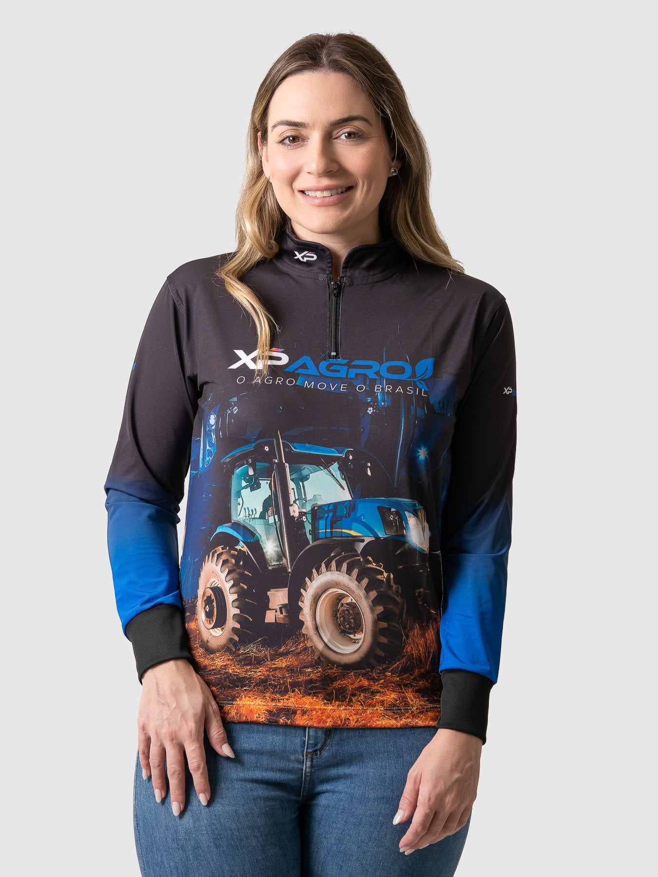 Camiseta Feminina Manga Longa XP BRASIL - AGRO 002