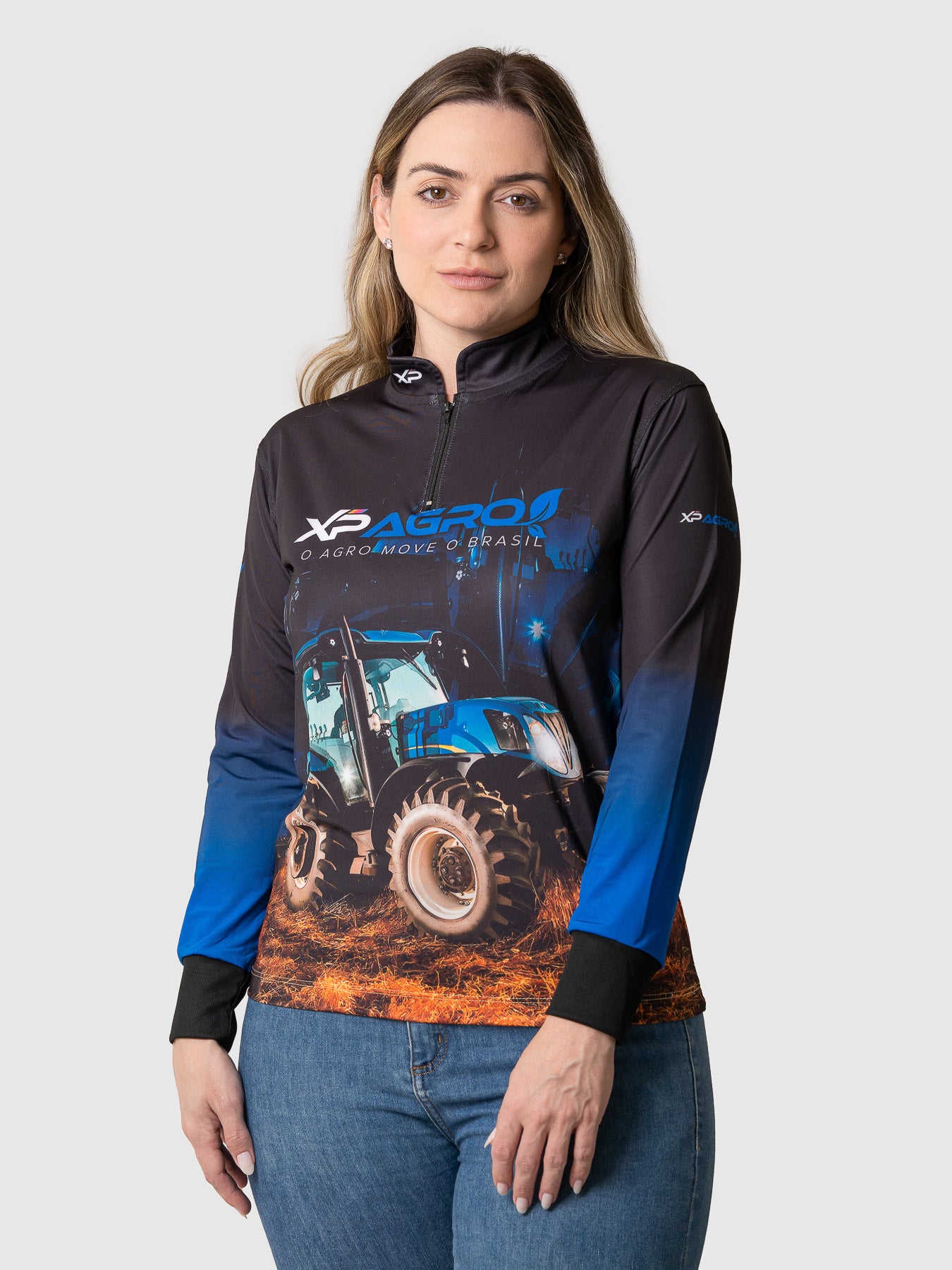 Camiseta Feminina Manga Longa XP BRASIL - AGRO 002