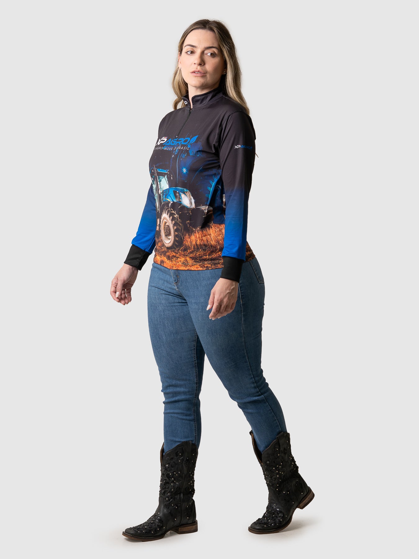 Camiseta Feminina Manga Longa XP BRASIL - AGRO 002
