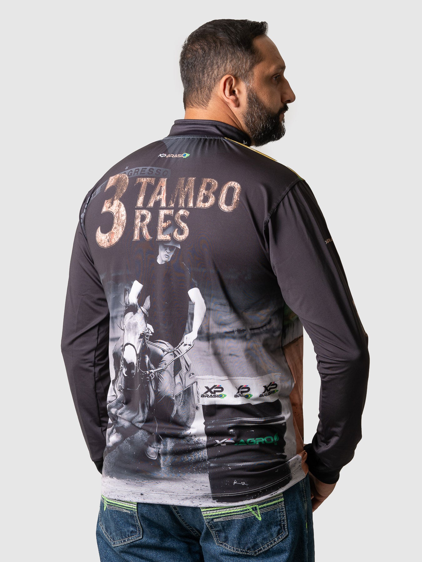 Camiseta Masculina Manga Longa XP BRASIL - AGRO 015