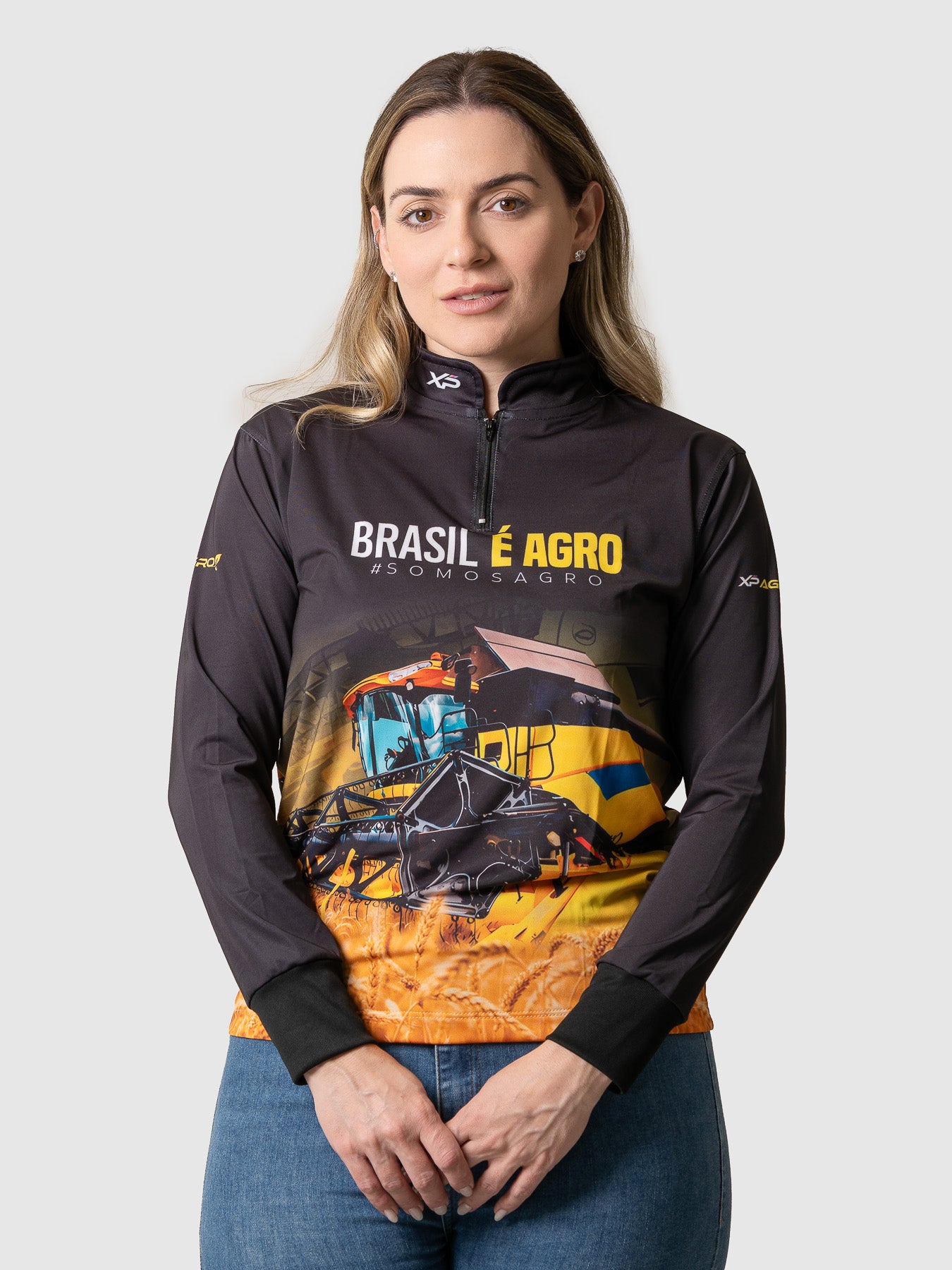 Camiseta Feminina Manga Longa XP BRASIL - AGRO 001