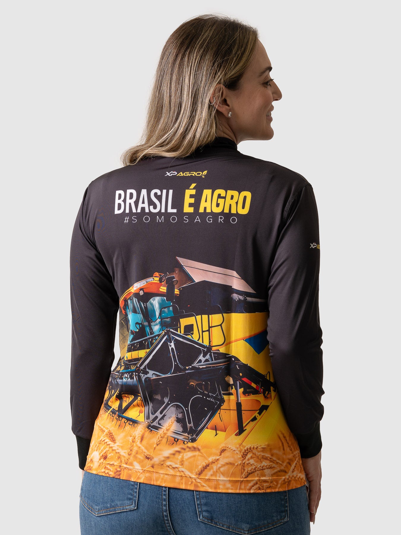 Camiseta Feminina Manga Longa XP BRASIL - AGRO 001