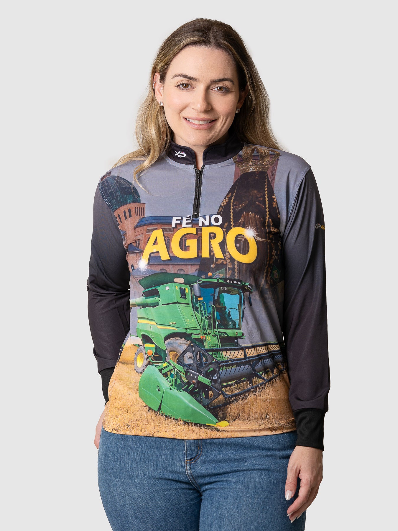 Camiseta Feminina Manga Longa XP BRASIL - AGRO 006