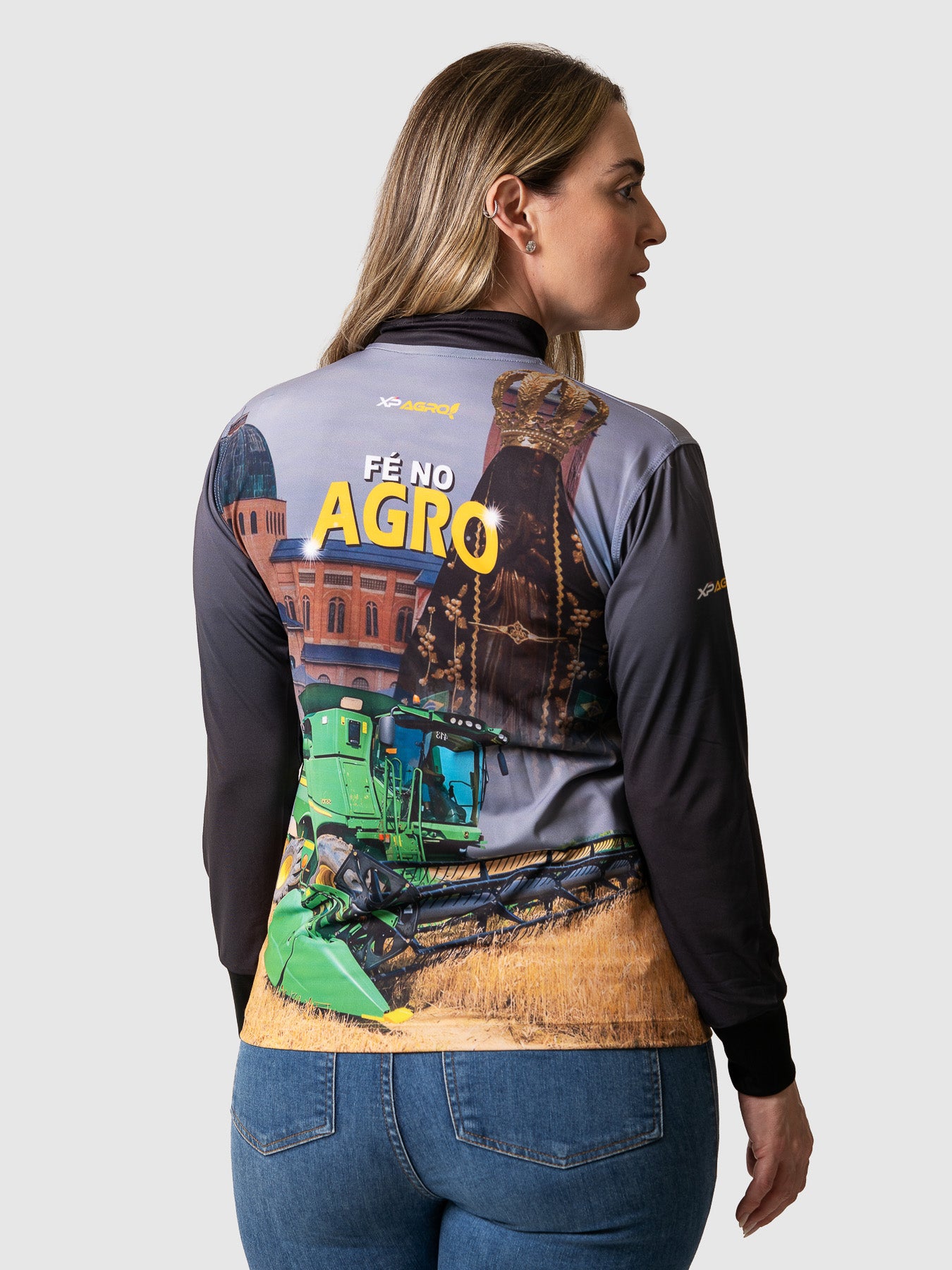 Camiseta Feminina Manga Longa XP BRASIL - AGRO 006