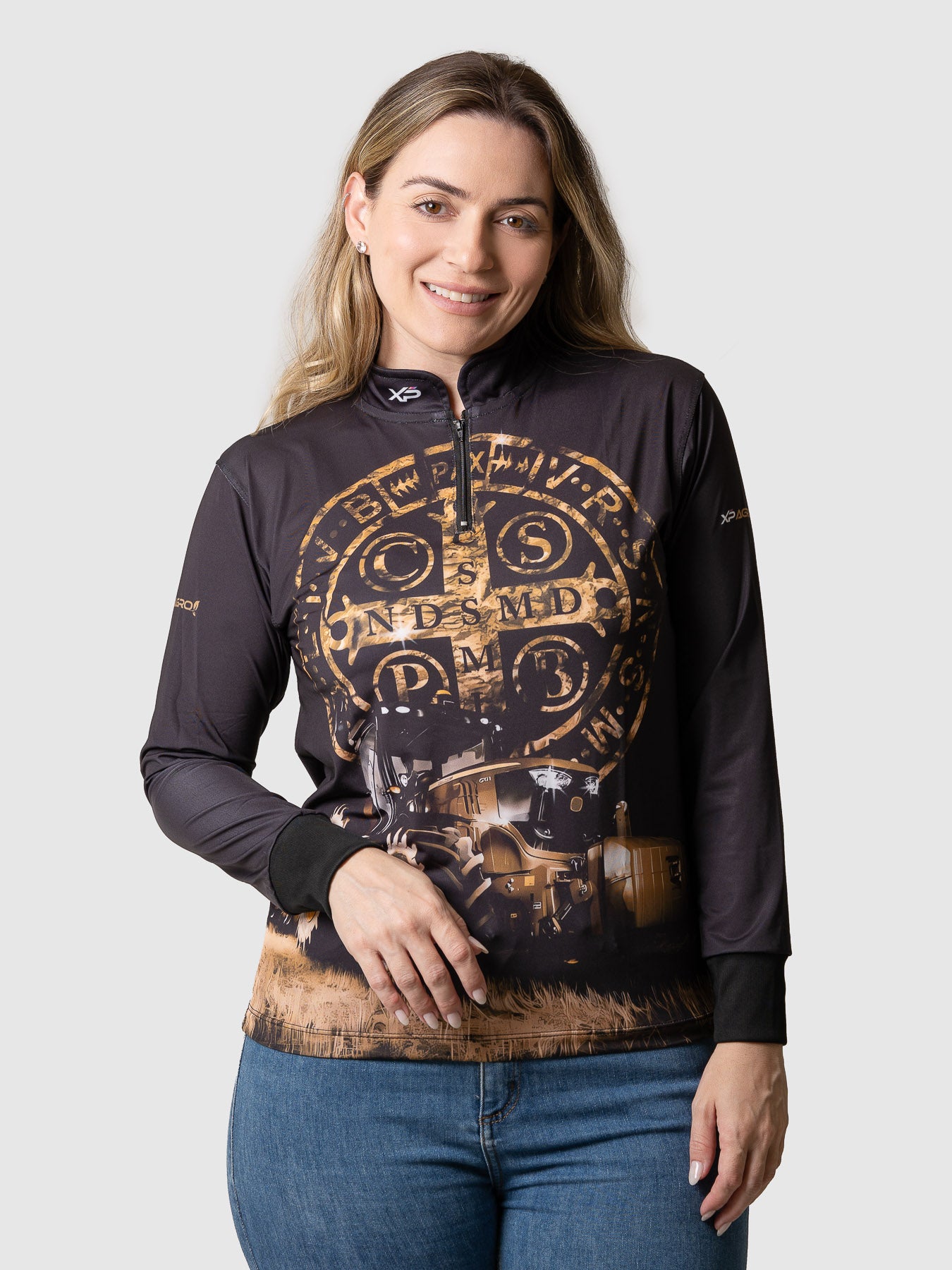 Camiseta Feminina Manga Longa XP BRASIL - AGRO 004
