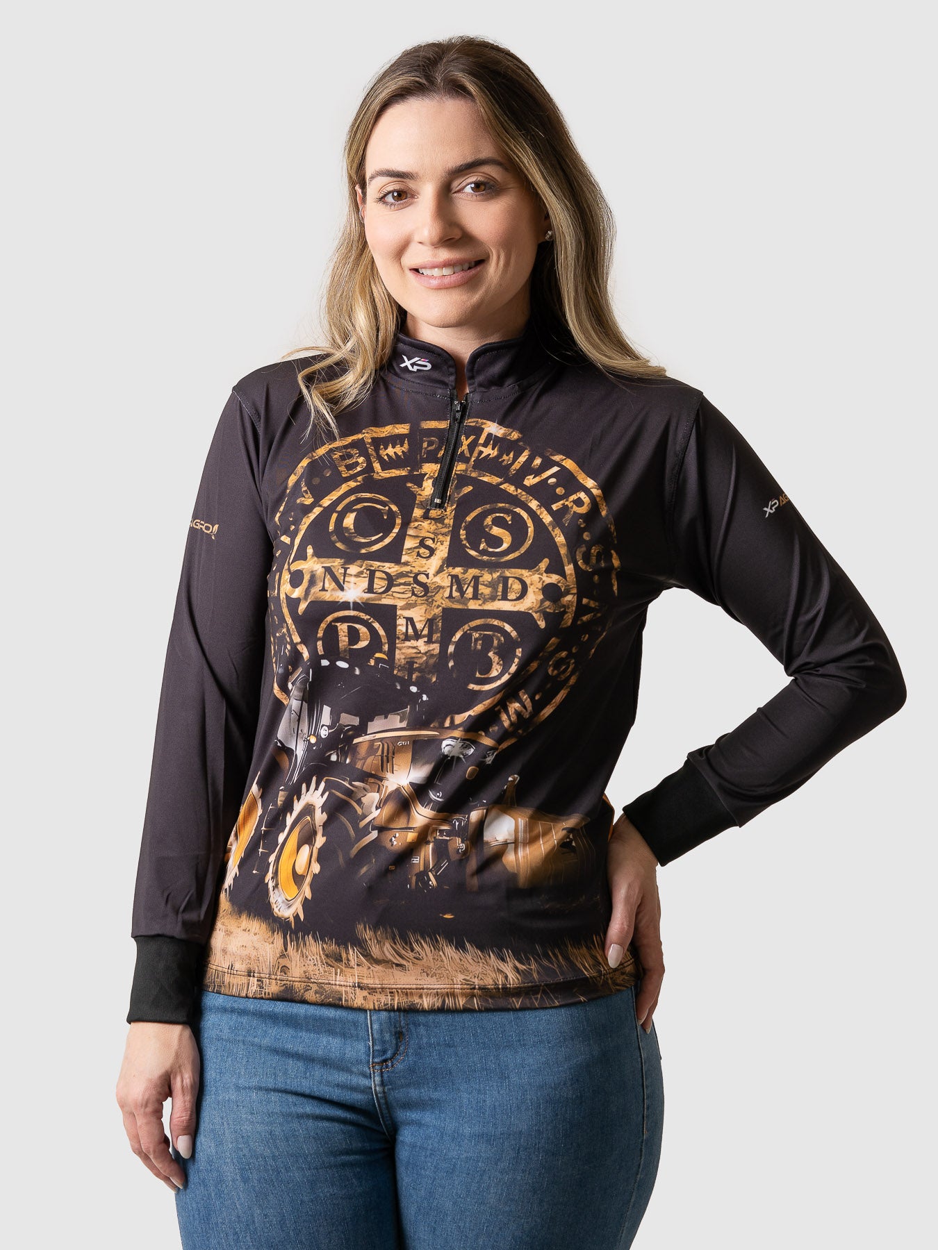 Camiseta Feminina Manga Longa XP BRASIL - AGRO 004