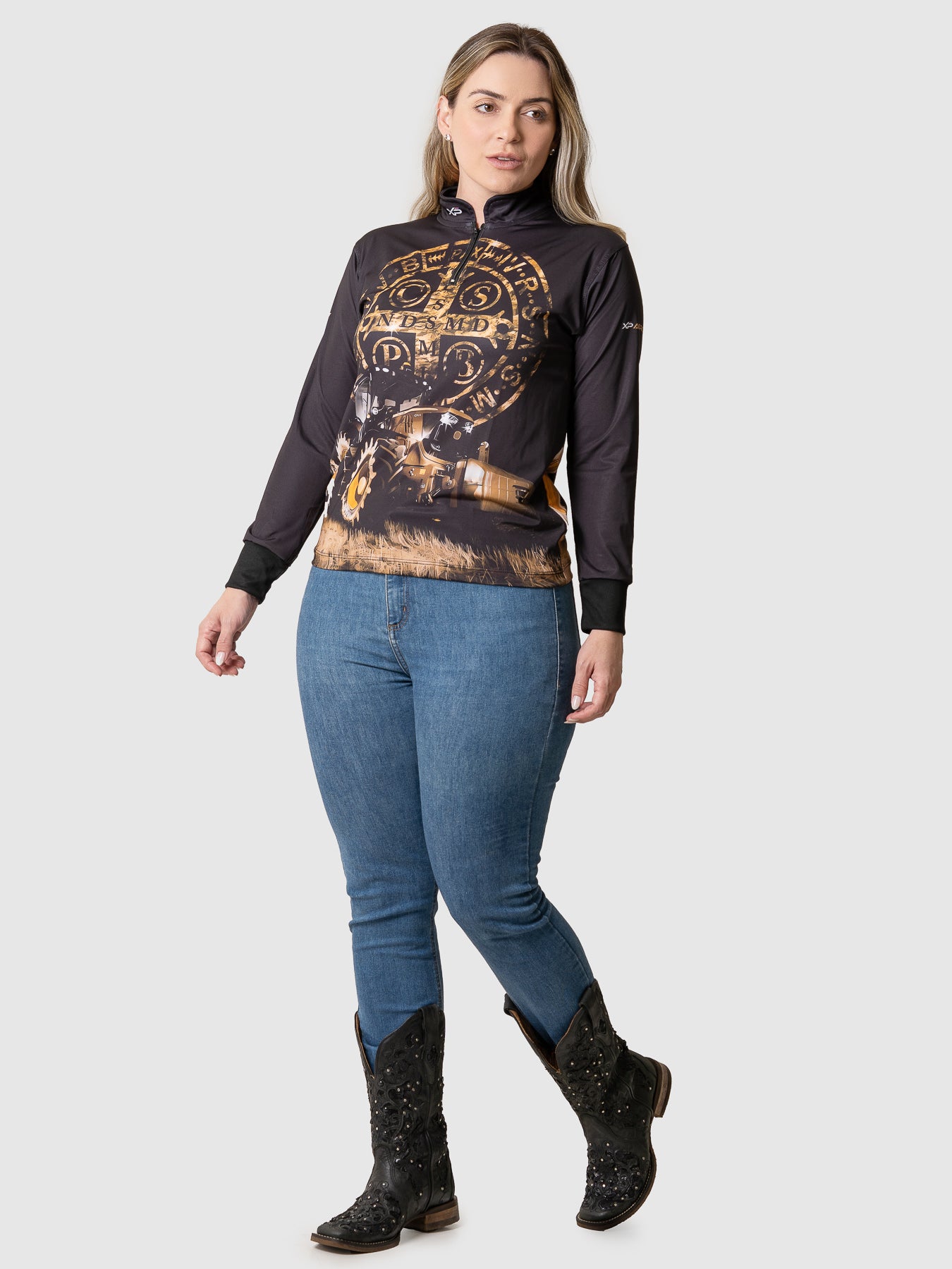 Camiseta Feminina Manga Longa XP BRASIL - AGRO 004