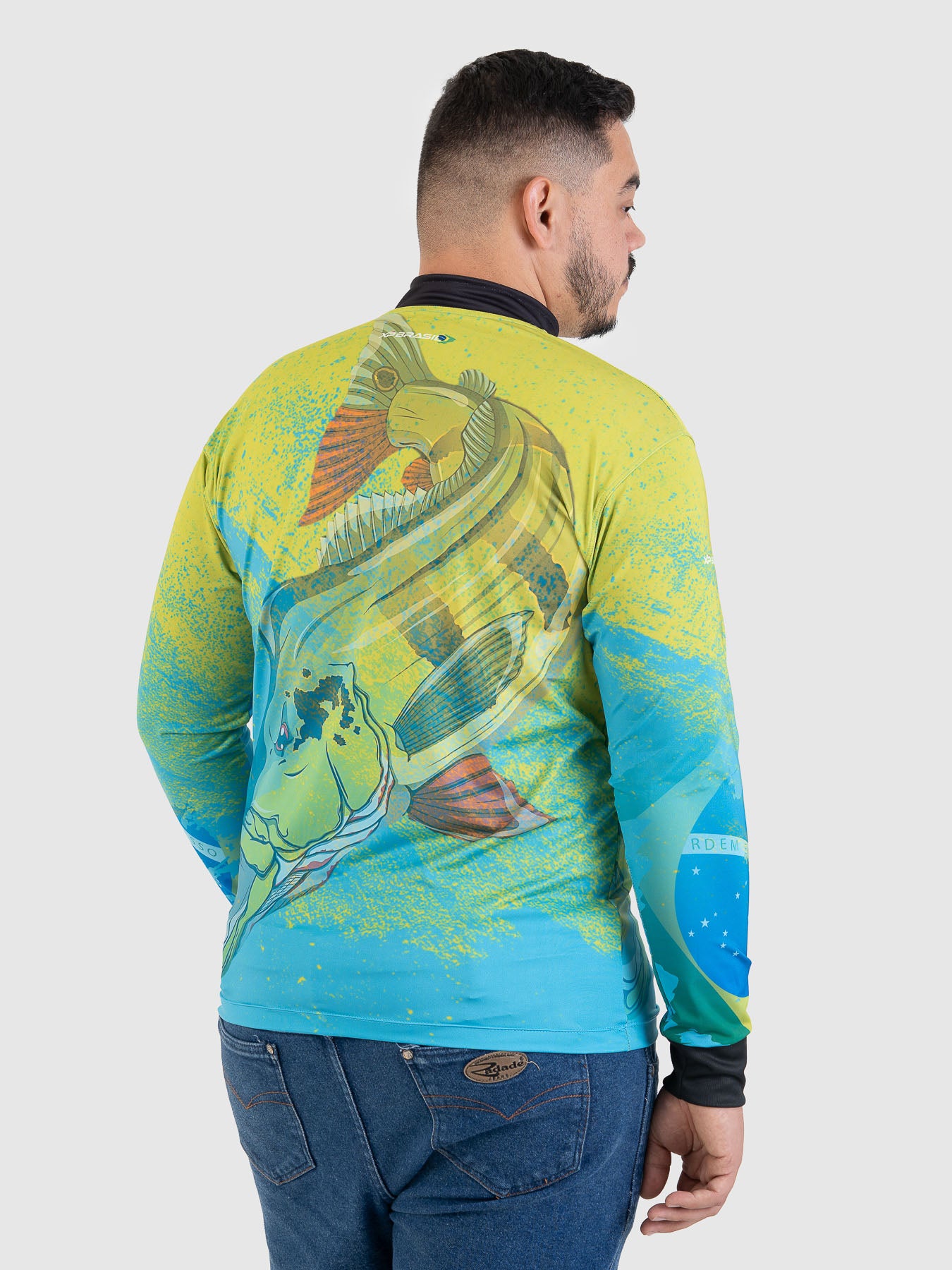 Camiseta Masculina Manga Longa XP BRASIL - PESCA 004