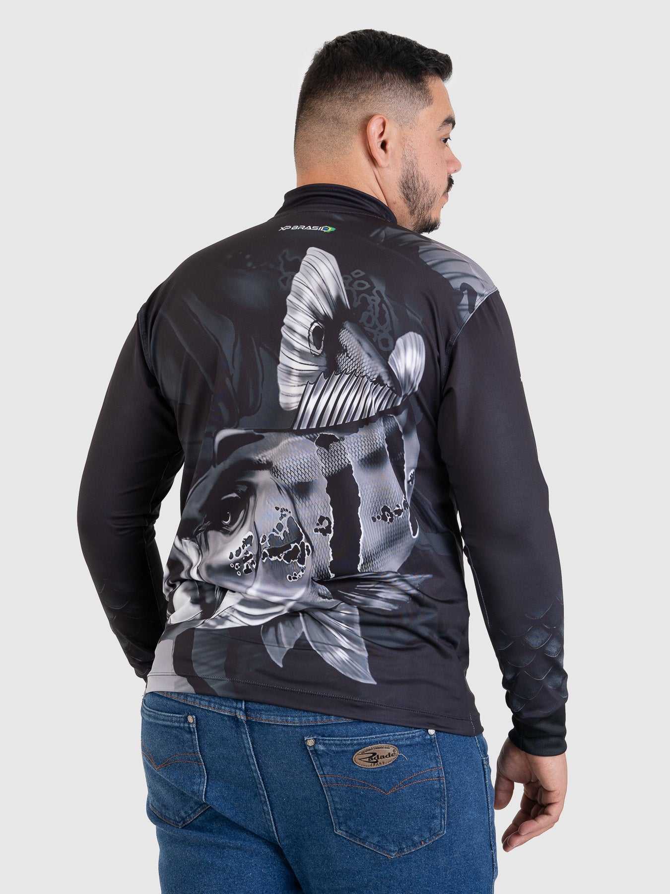 Camiseta Masculina Manga Longa XP BRASIL - PESCA 001