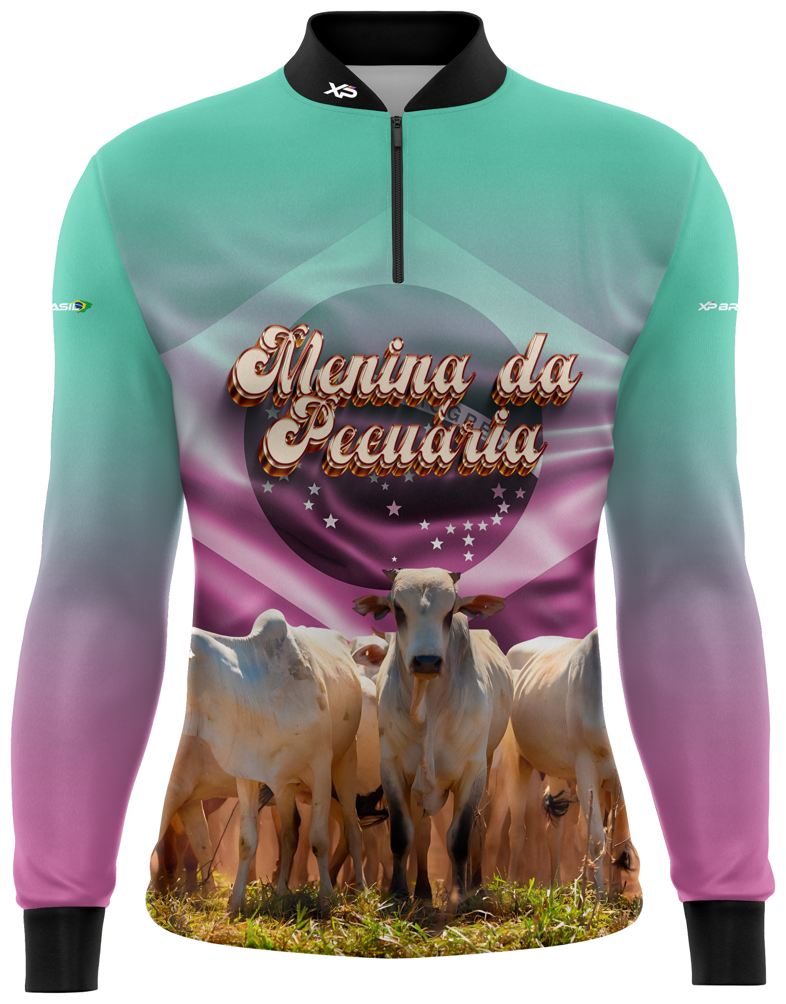 Camisa Agro Feminina | Menina da Pecuária com Proteção UV50+