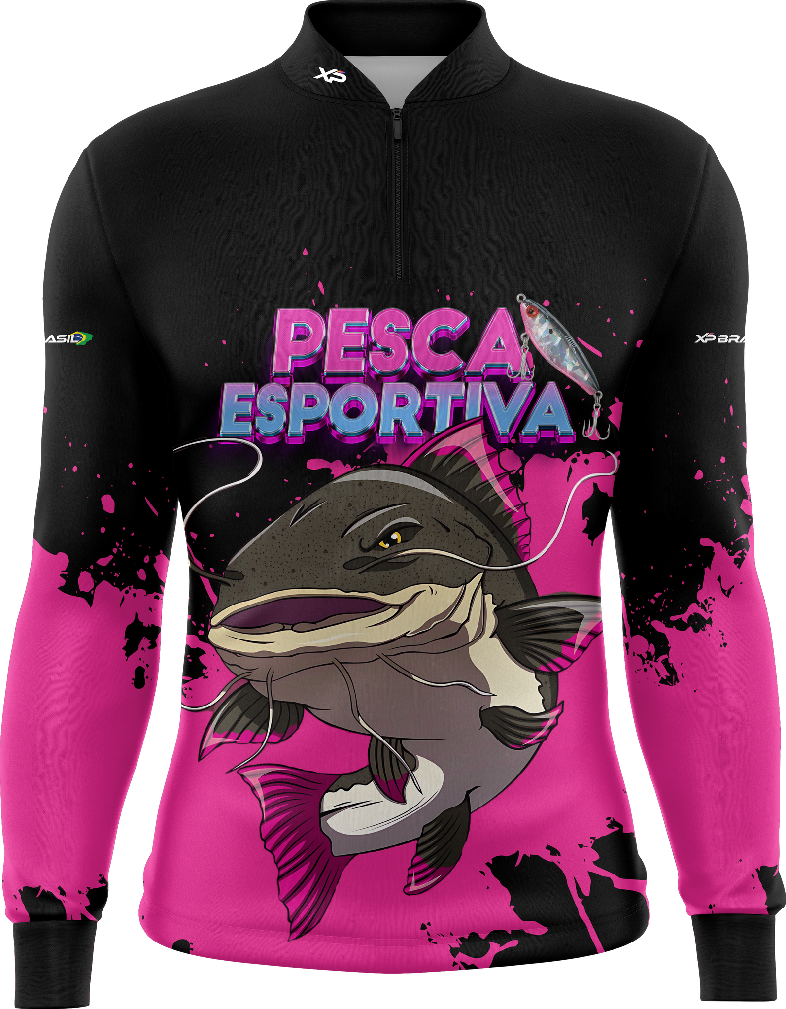 Camiseta Feminina Manga Longa XP BRASIL - FEM 004