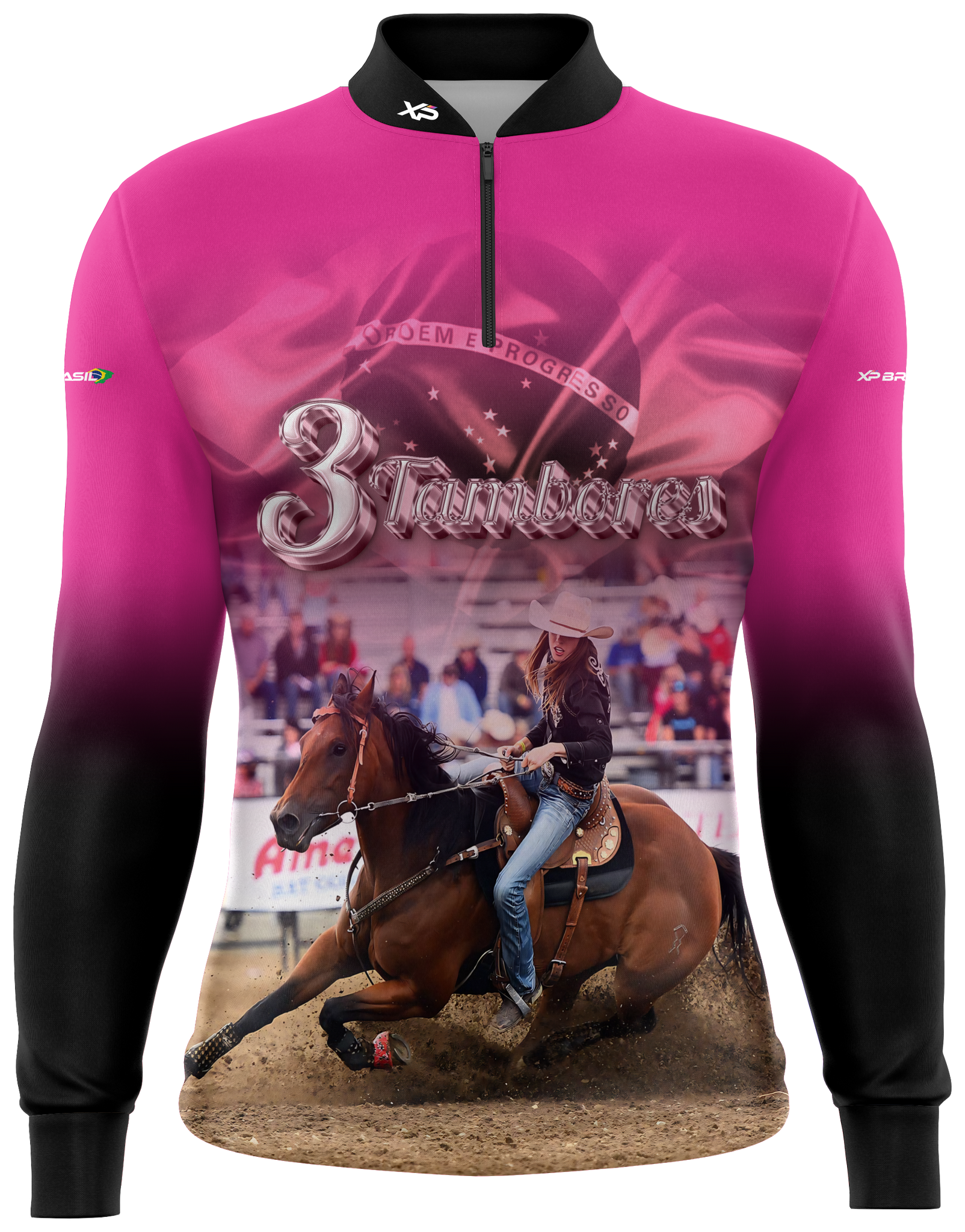 Camiseta Feminina Manga Longa XP BRASIL - FEM 001