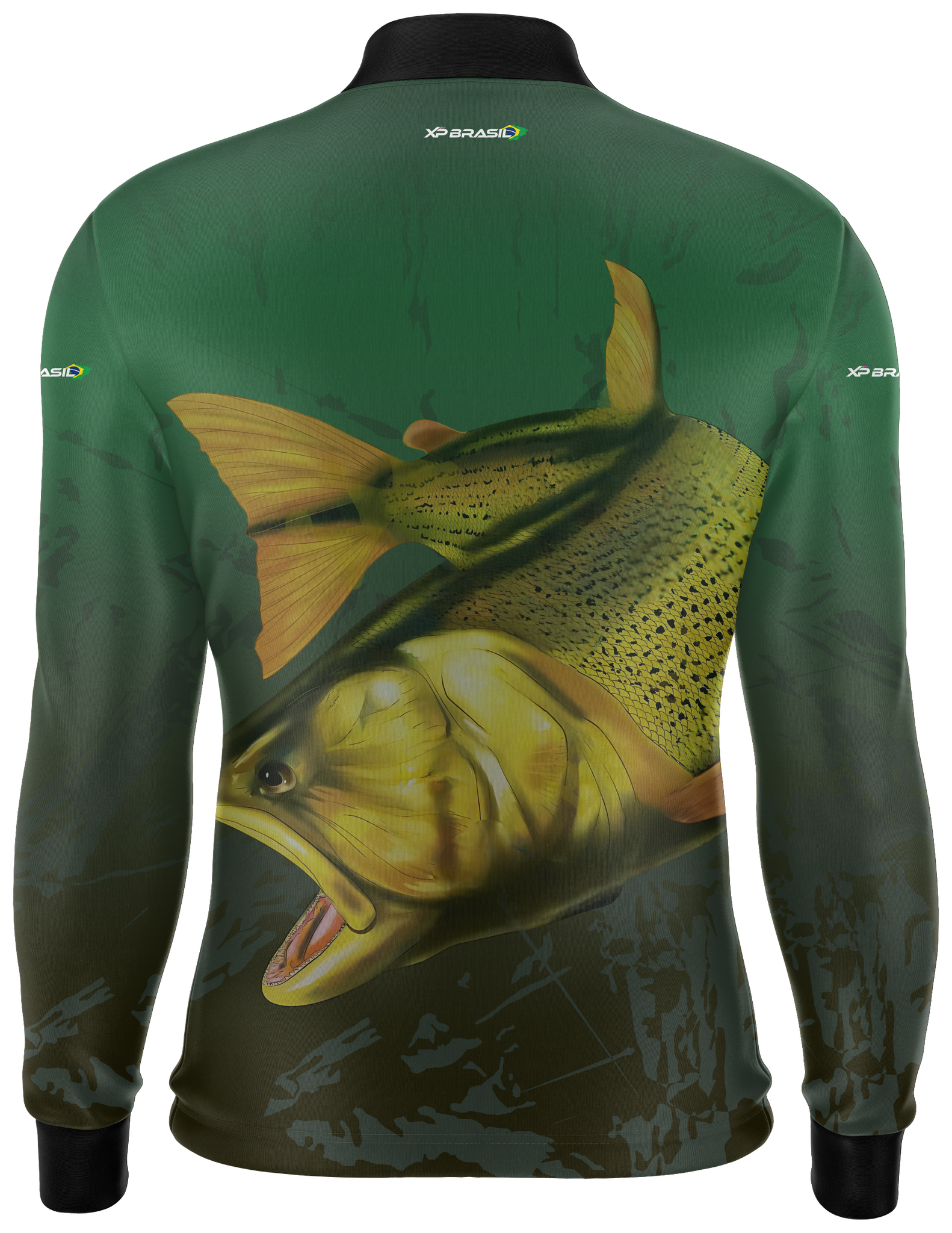 Camiseta Masculina Manga Longa XP BRASIL - PESCA 003